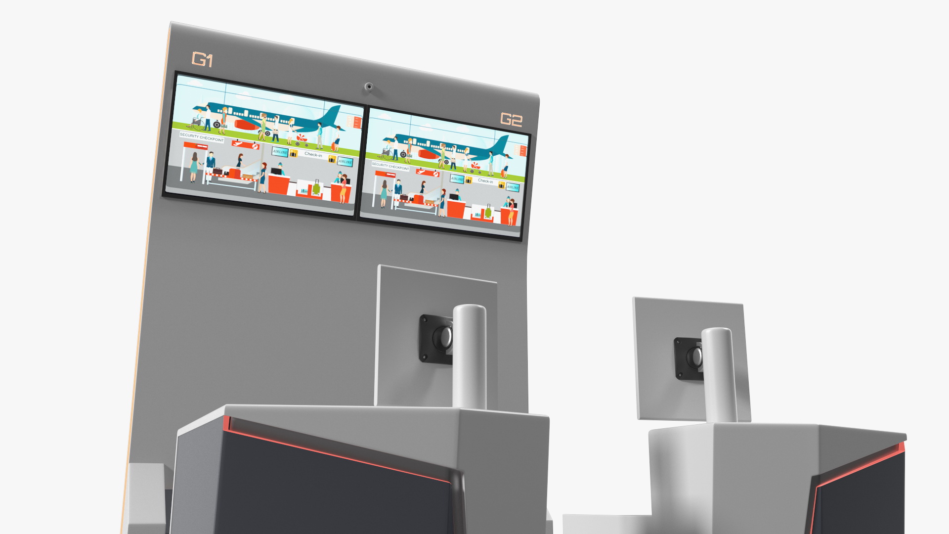 Reception Desk 3D model