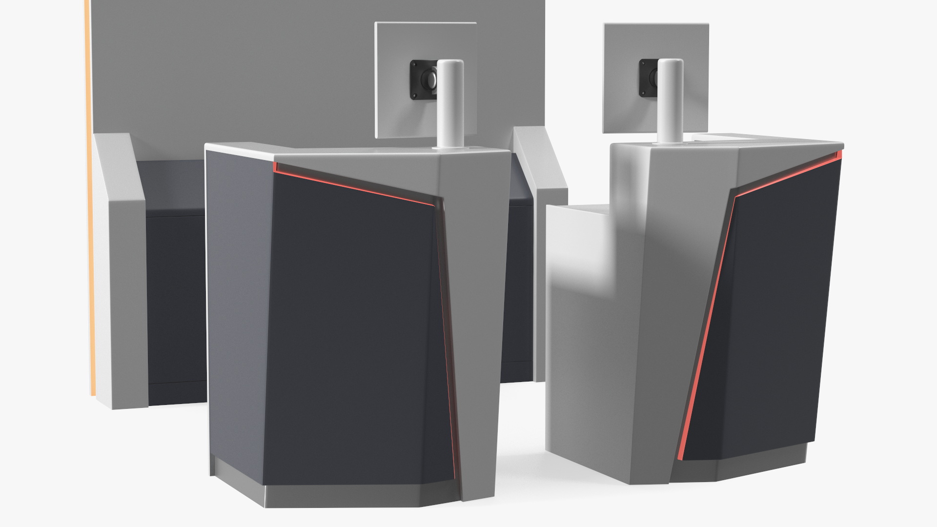 Reception Desk 3D model