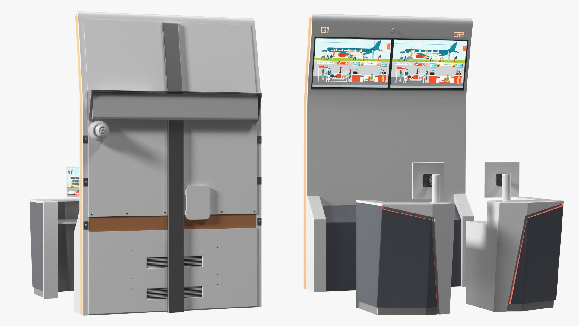 Reception Desk 3D model