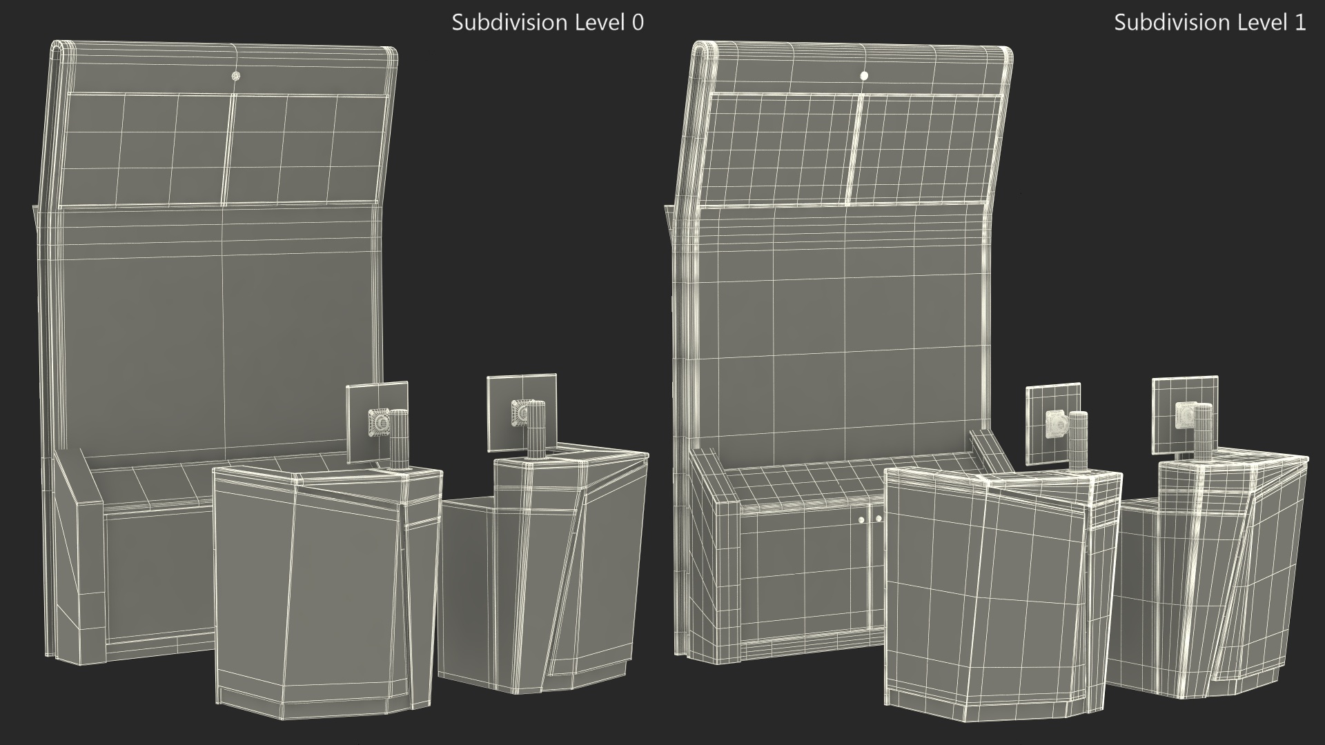 Reception Desk 3D model