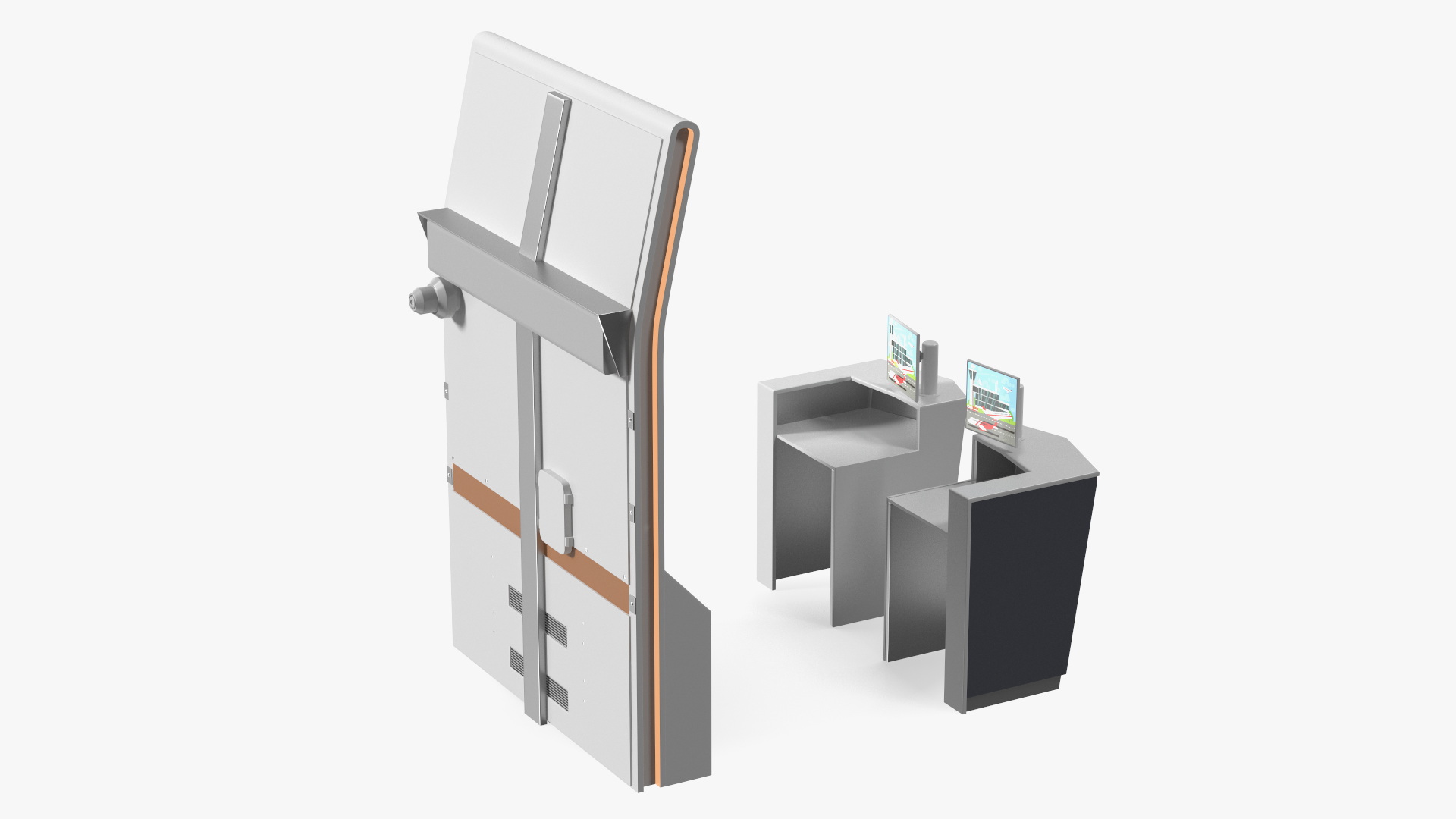 Reception Desk 3D model
