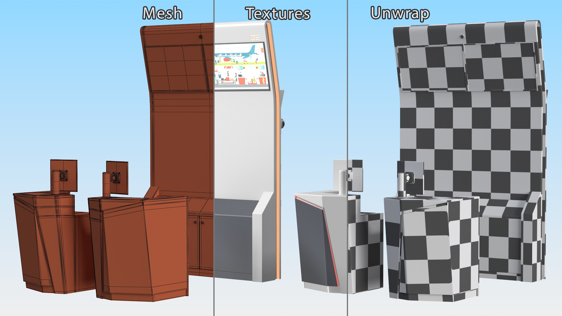 Reception Desk 3D model