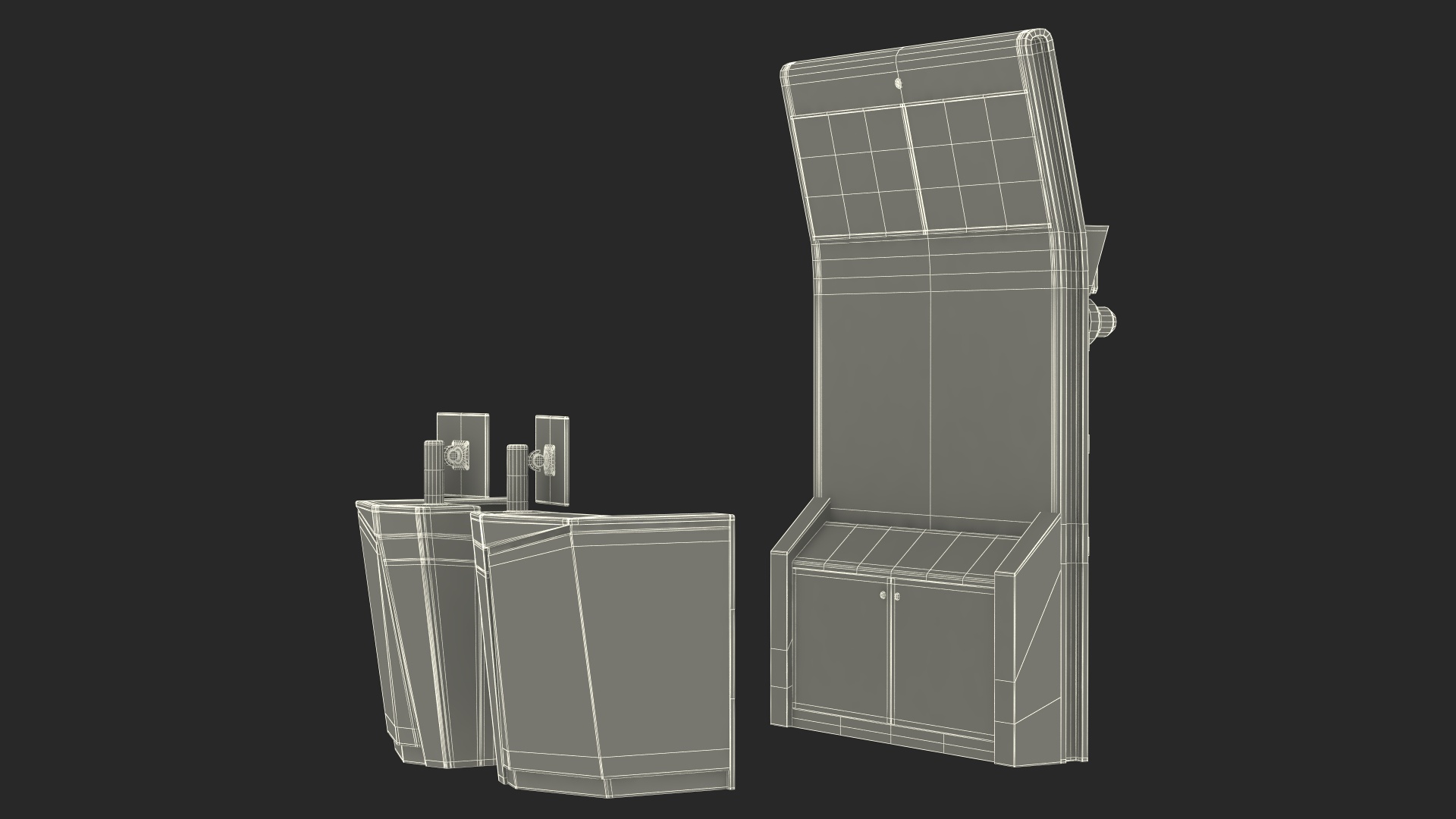 Reception Desk 3D model