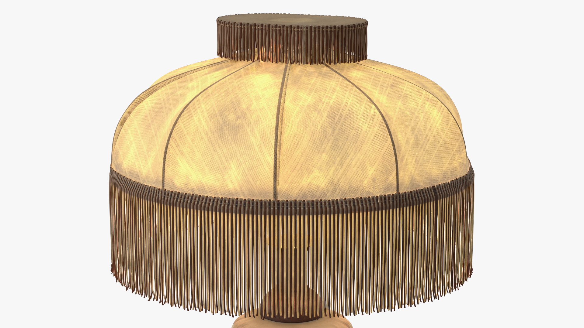 3D model Aged Dusty Vintage Lamp Switched On
