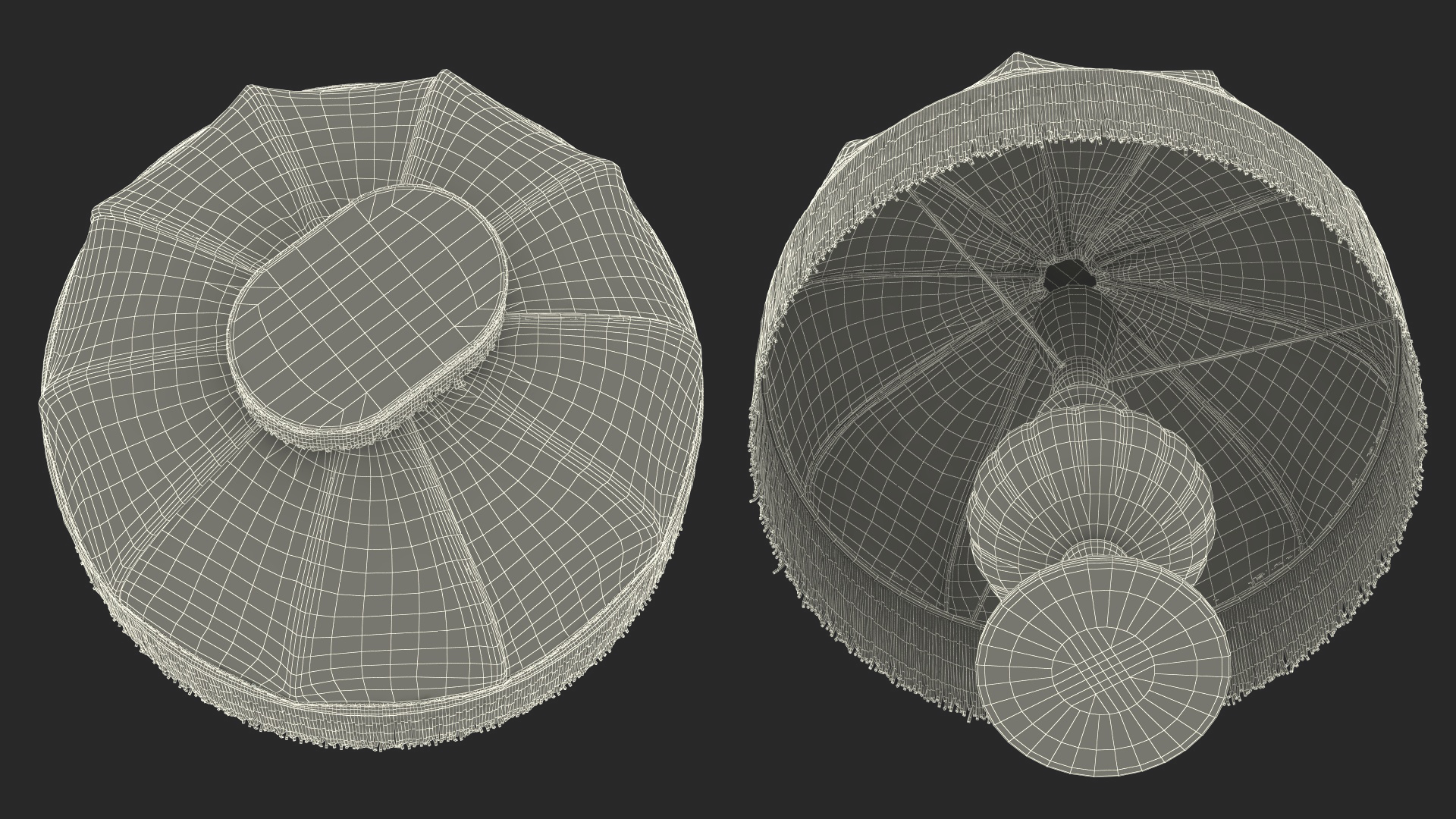 3D model Aged Dusty Vintage Lamp Switched On