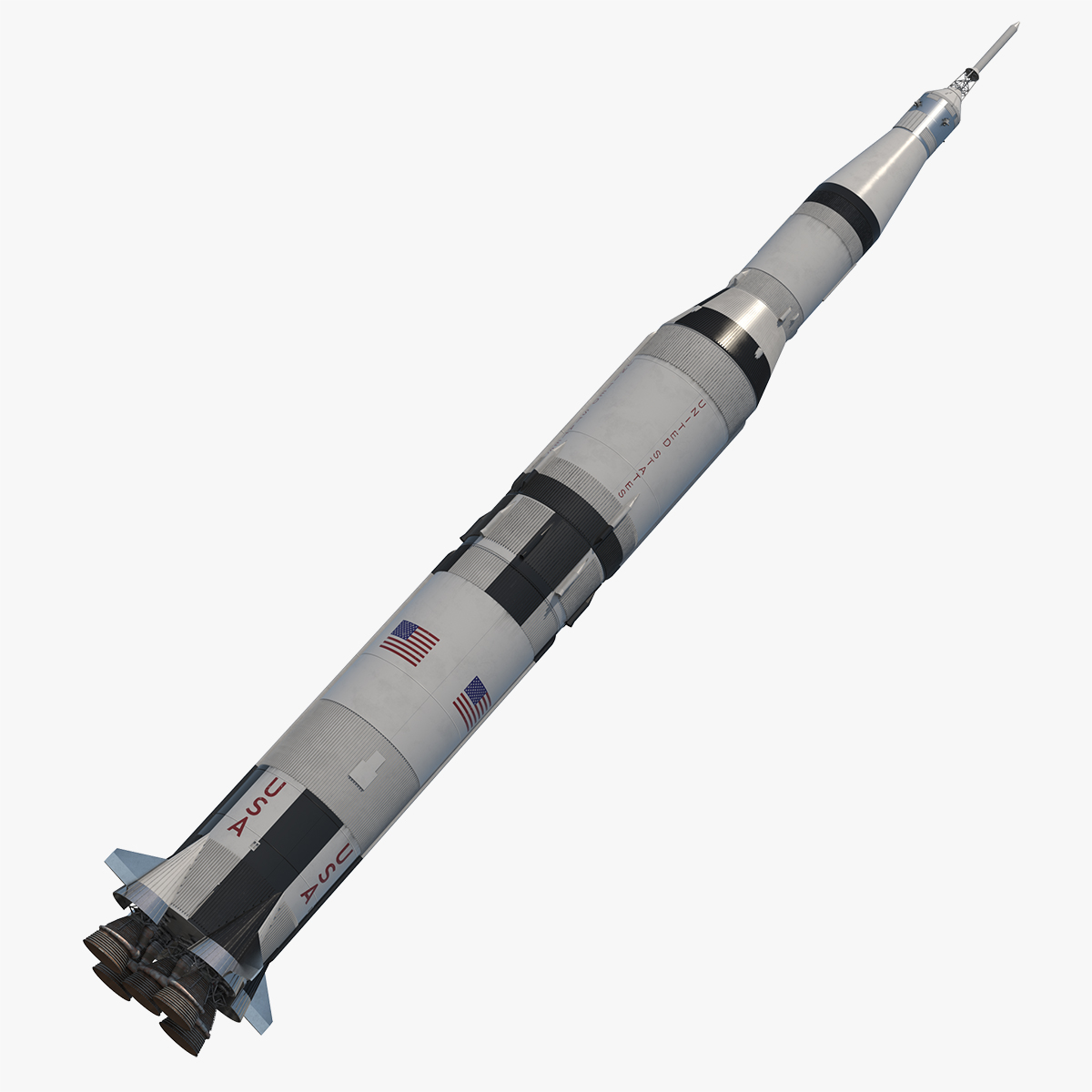 Super Heavy Saturn V Rocket, view 3