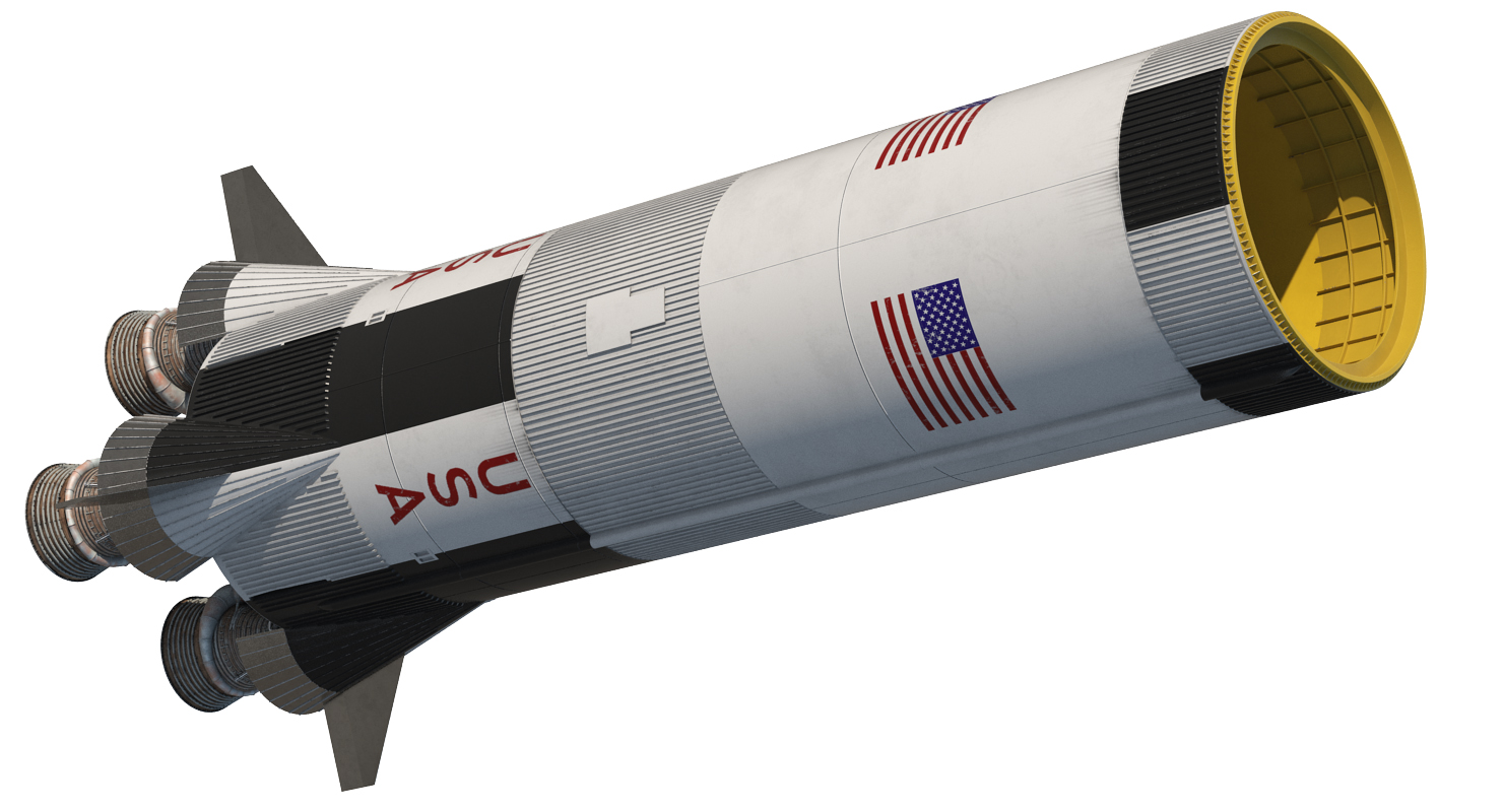 Super Heavy Saturn V Rocket 3D