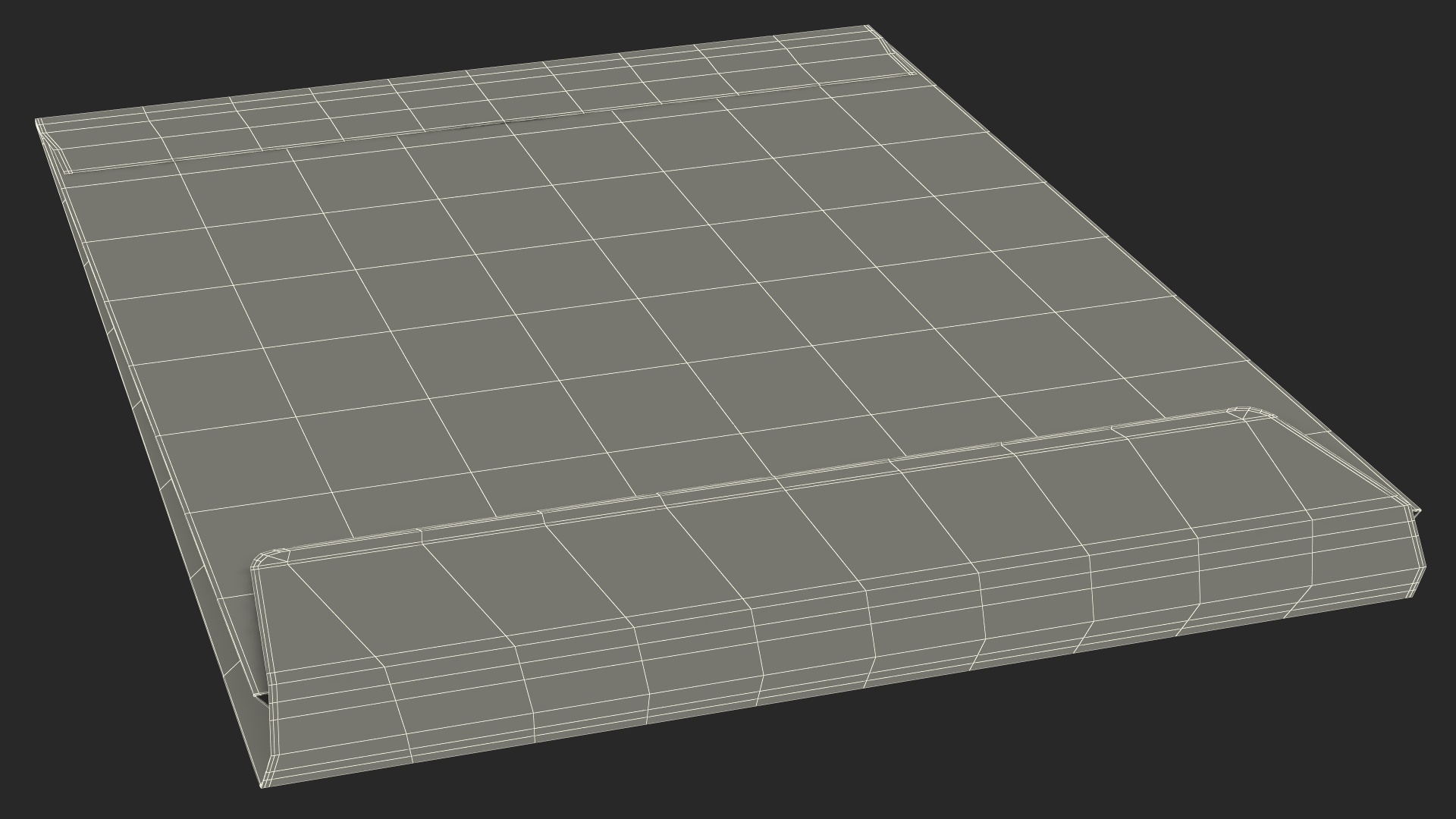 Gusset Envelope Craft Paper Rigged 3D model
