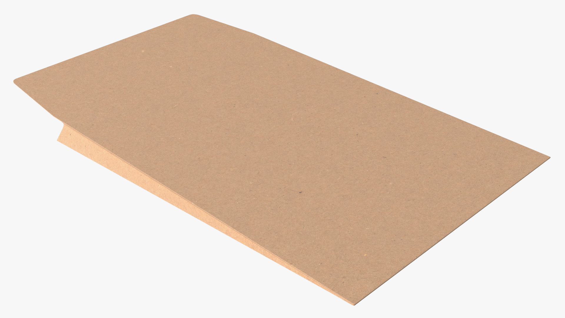 Gusset Envelope Craft Paper Rigged 3D model