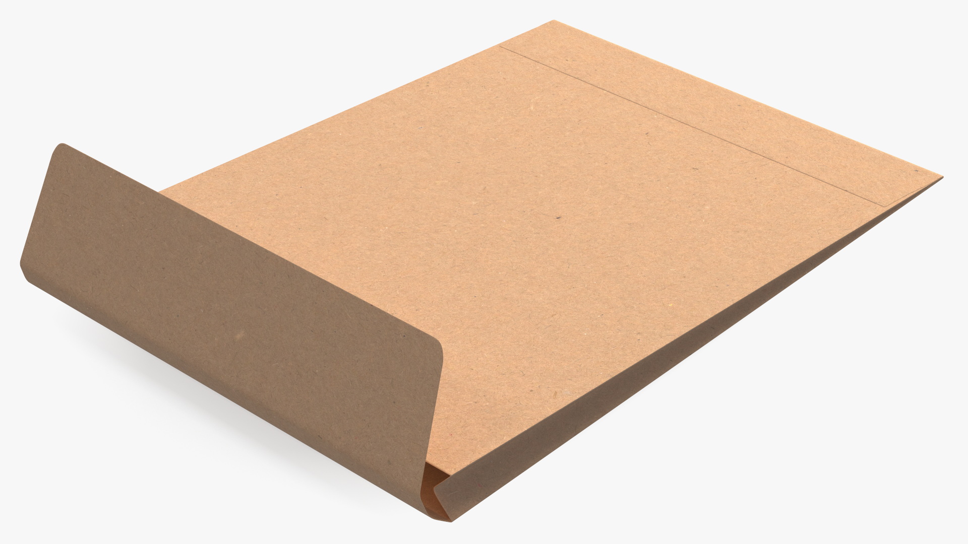 Gusset Envelope Craft Paper Rigged 3D model