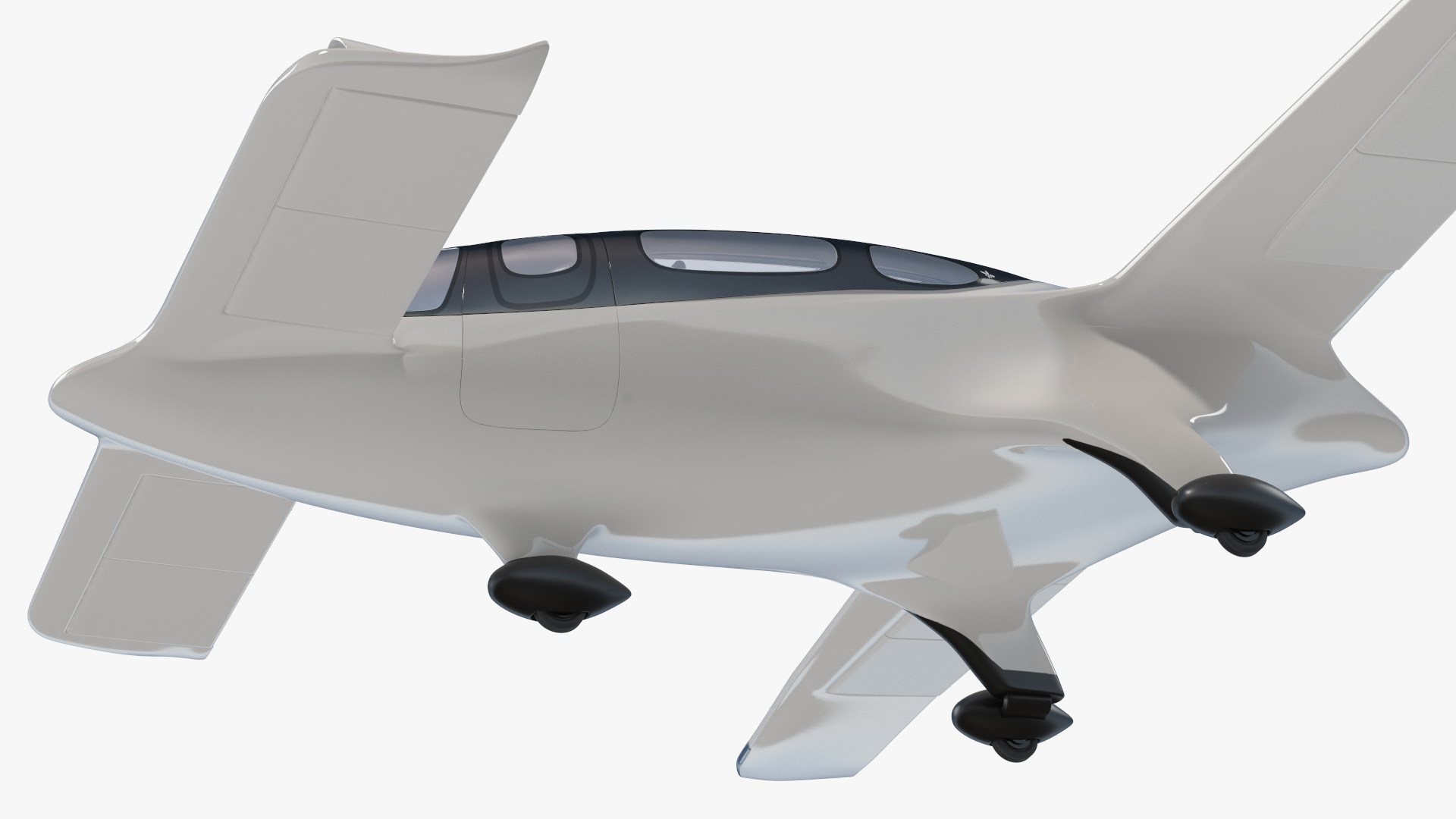 3D model Lilium Jet Phoenix White Rigged for Cinema 4D