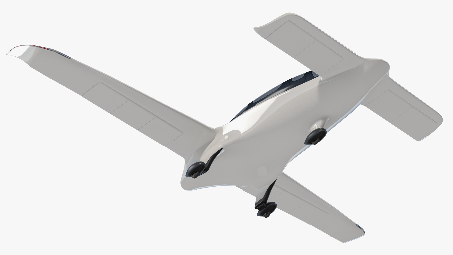 3D model Lilium Jet Phoenix White Rigged for Cinema 4D