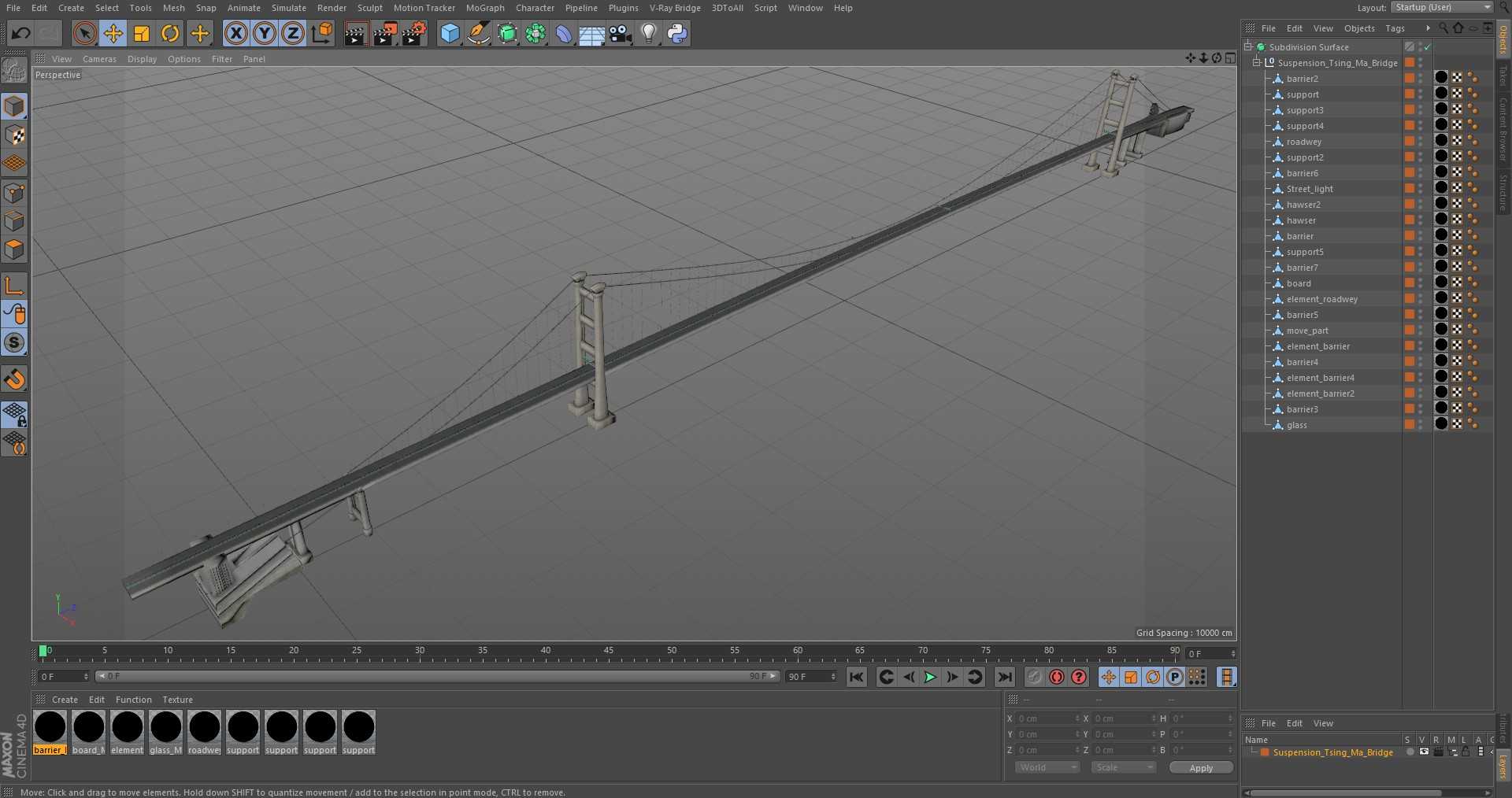 3D Suspension Tsing Ma Bridge