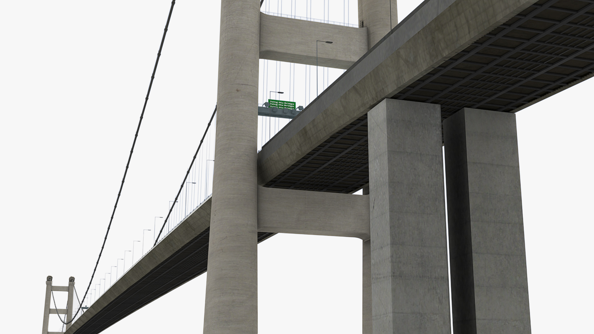 3D Suspension Tsing Ma Bridge