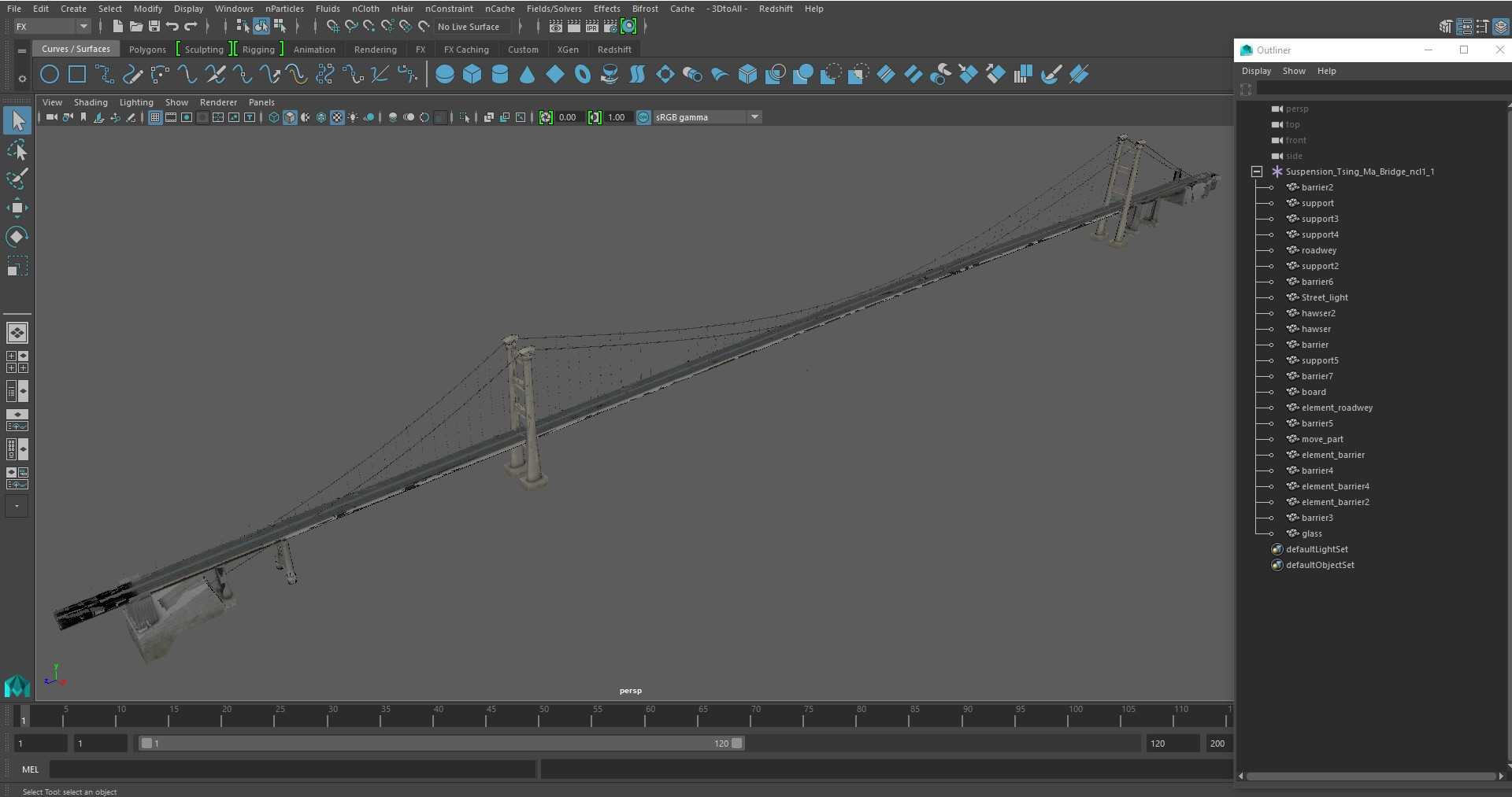 3D Suspension Tsing Ma Bridge