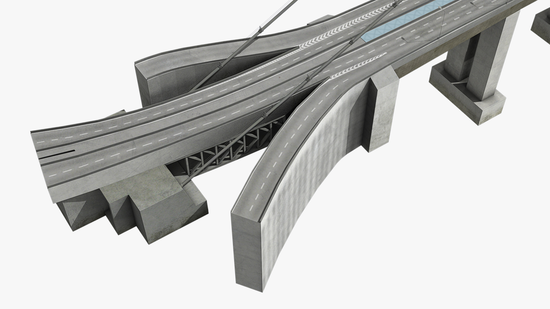 3D Suspension Tsing Ma Bridge