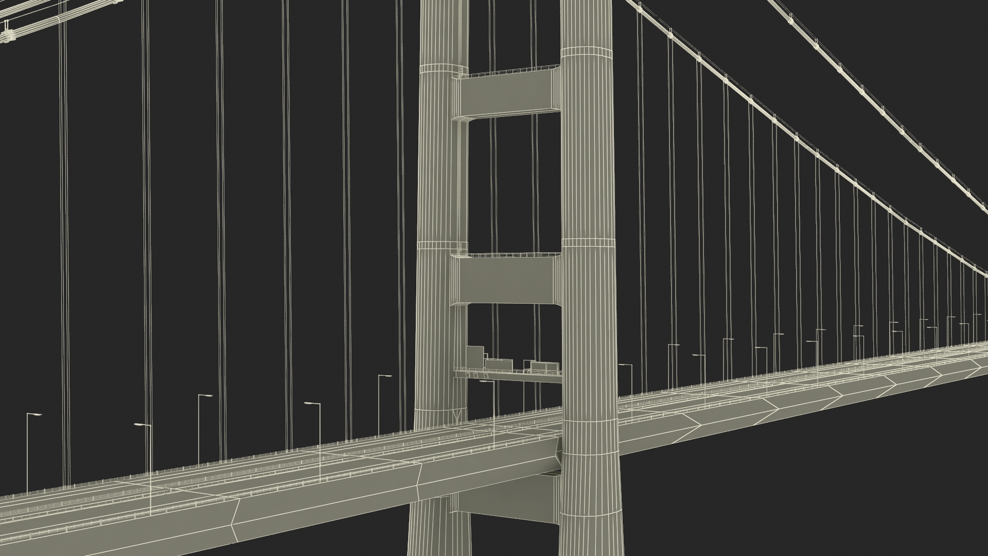 3D Suspension Tsing Ma Bridge
