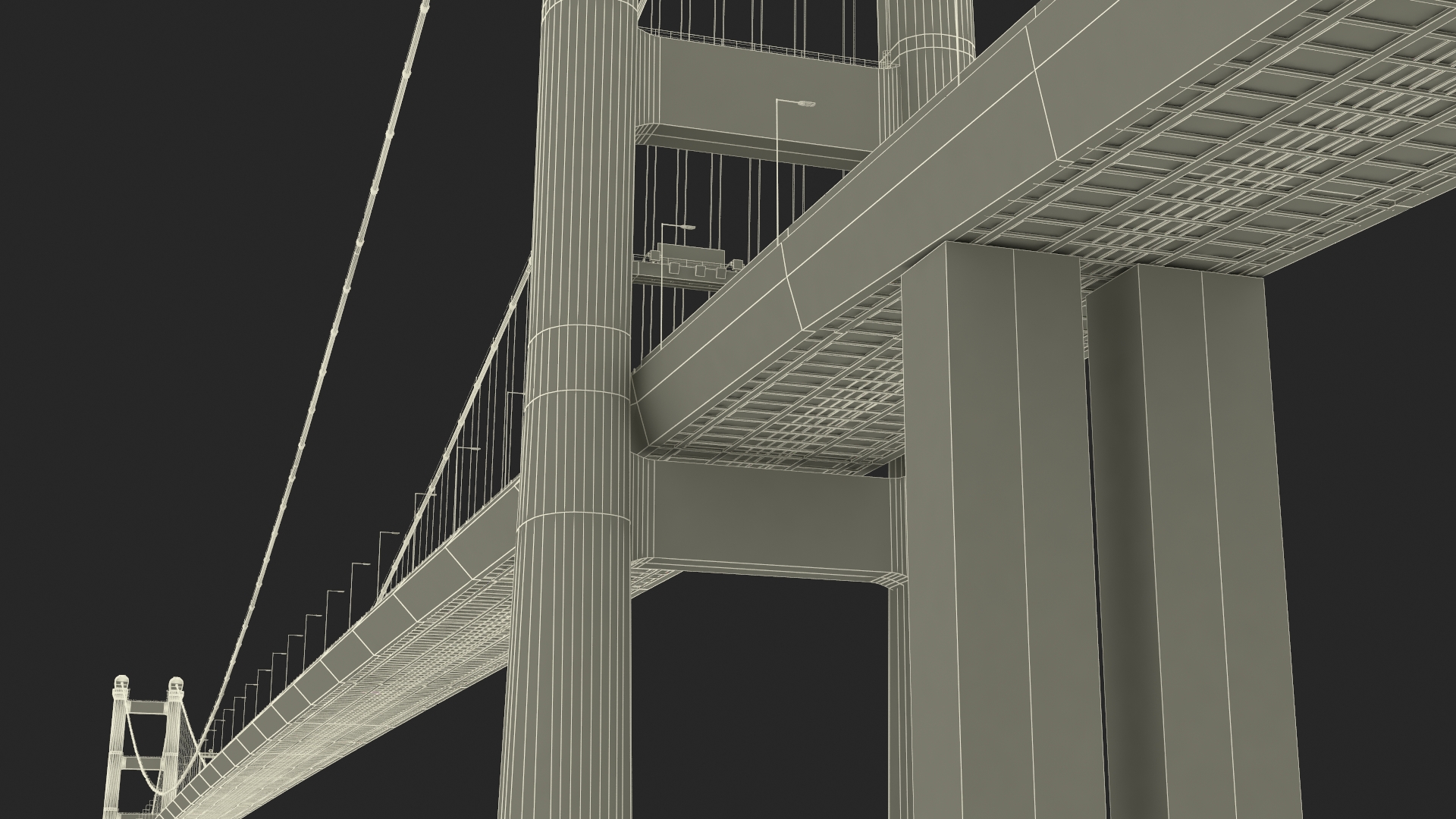 3D Suspension Tsing Ma Bridge