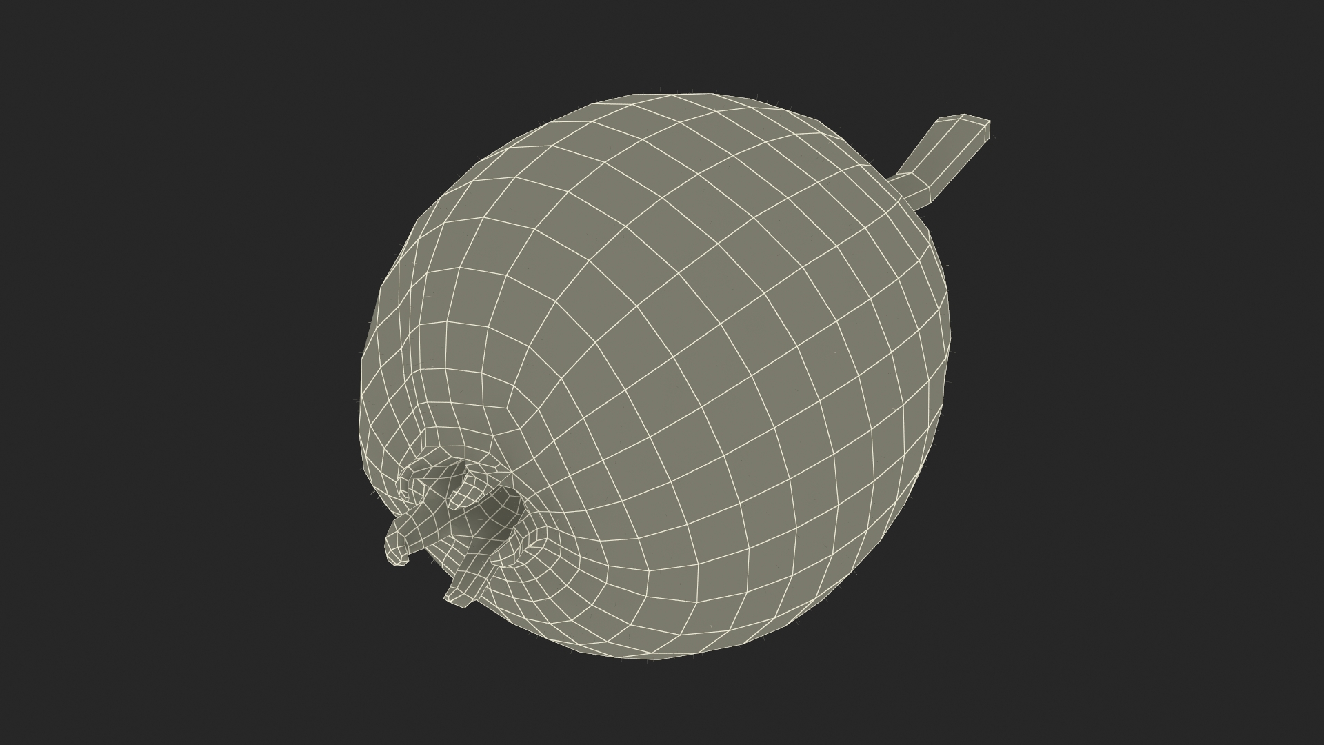 3D Hawthorn Berry Fur model