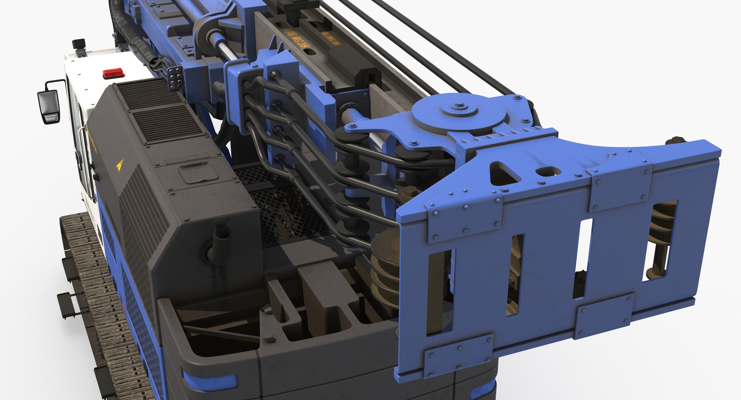 3D model Spiral Drilling Machine Folded