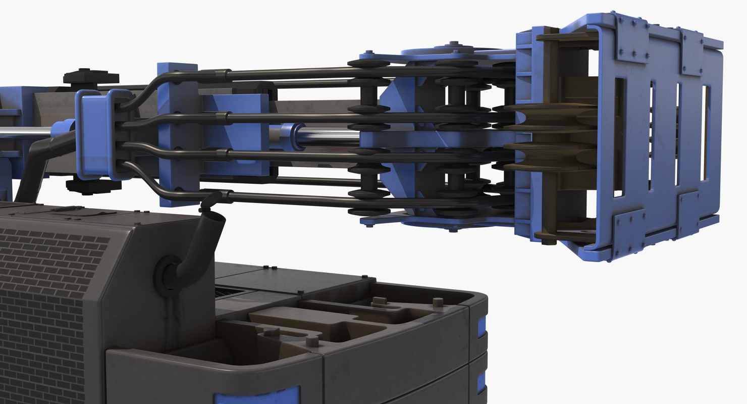 3D model Spiral Drilling Machine Folded