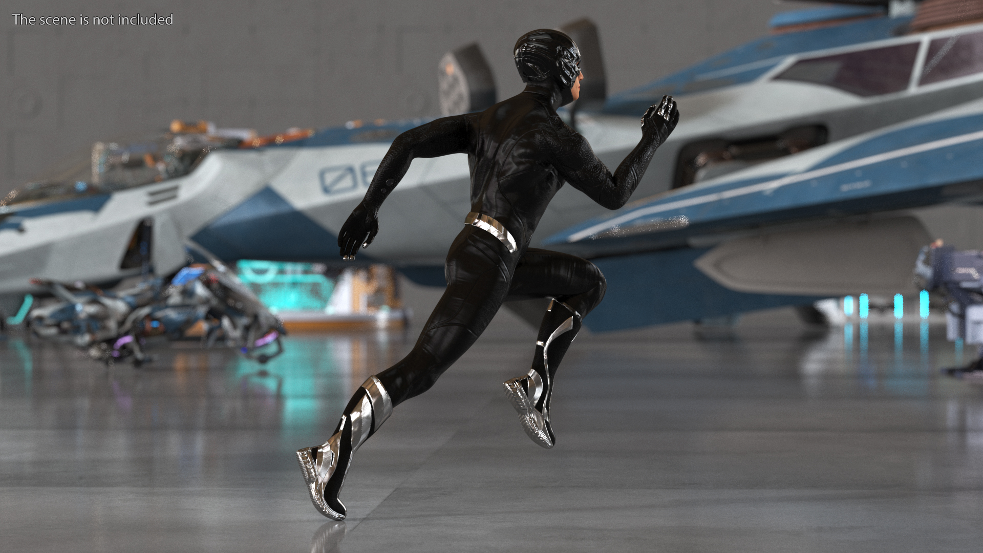 3D model Unknown Superhero Running Pose