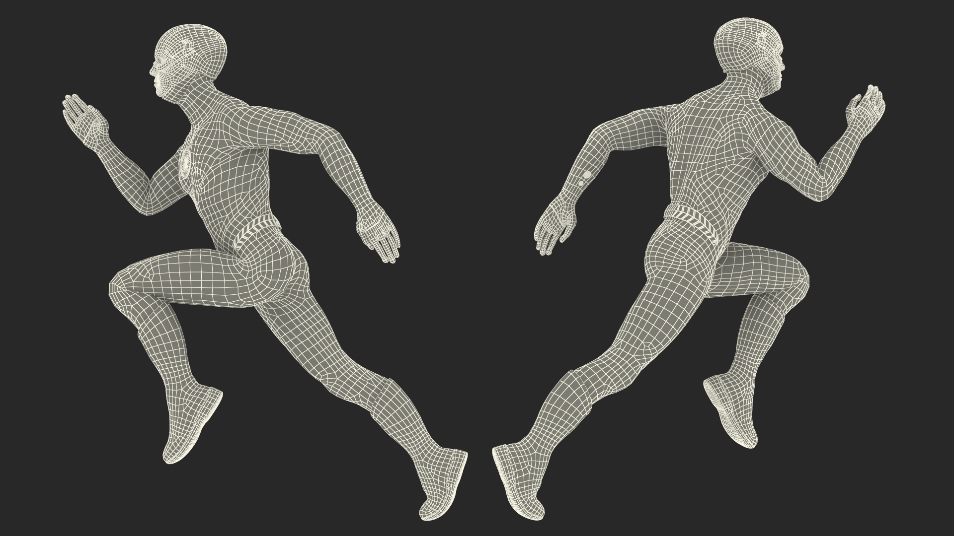 3D model Unknown Superhero Running Pose