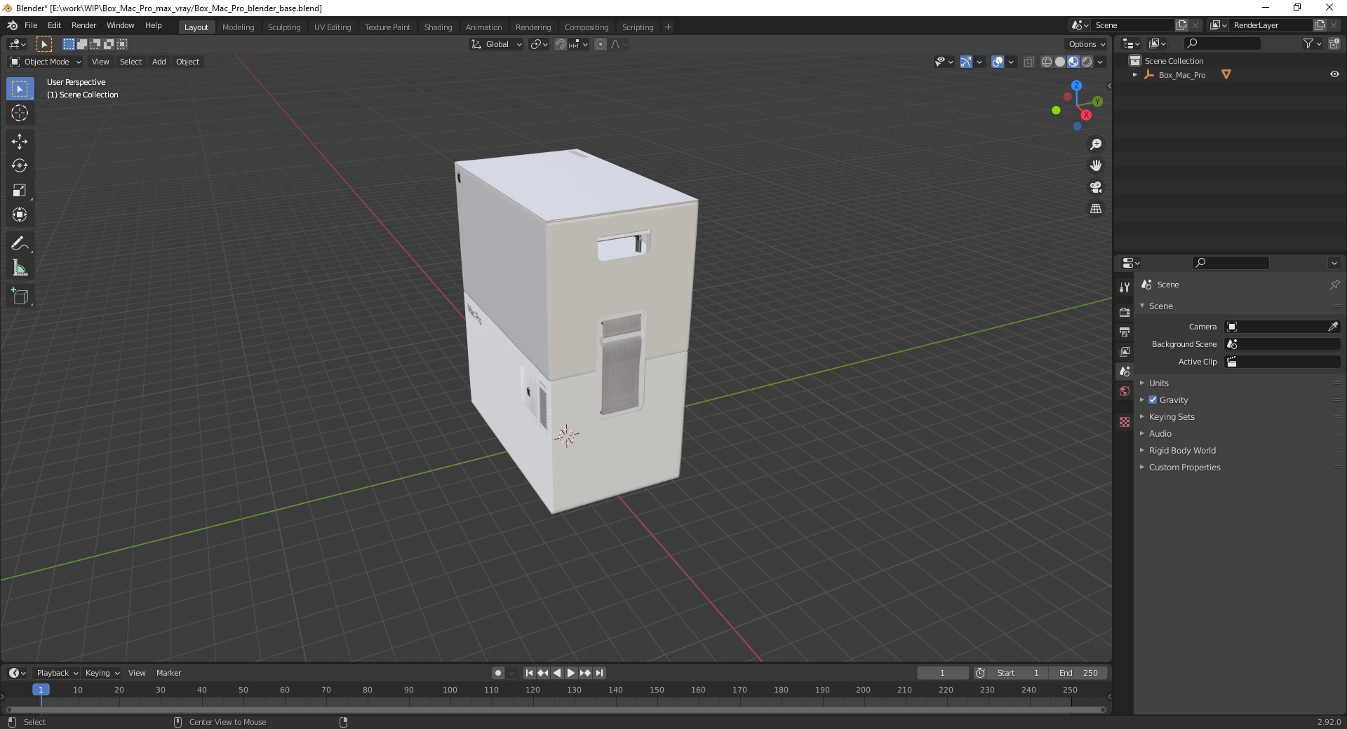 3D Box Mac Pro