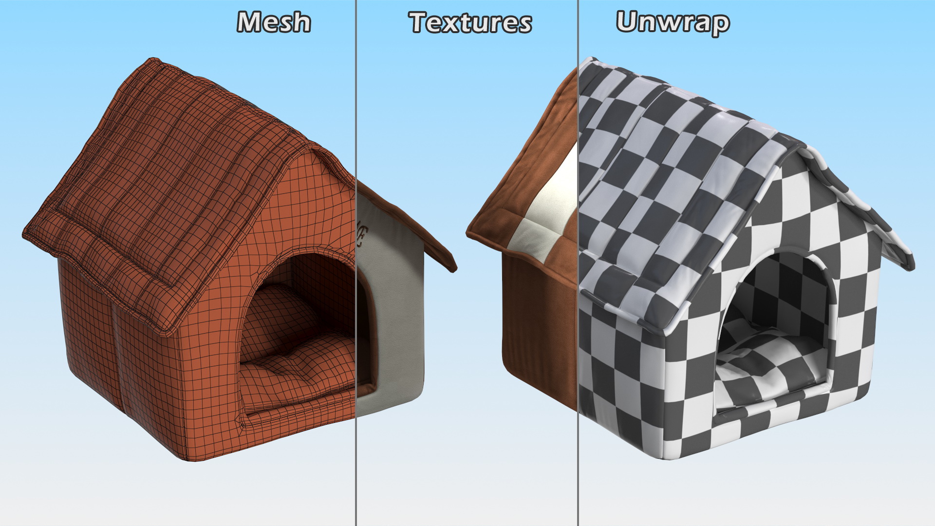 3D Soft Indoor Pet House