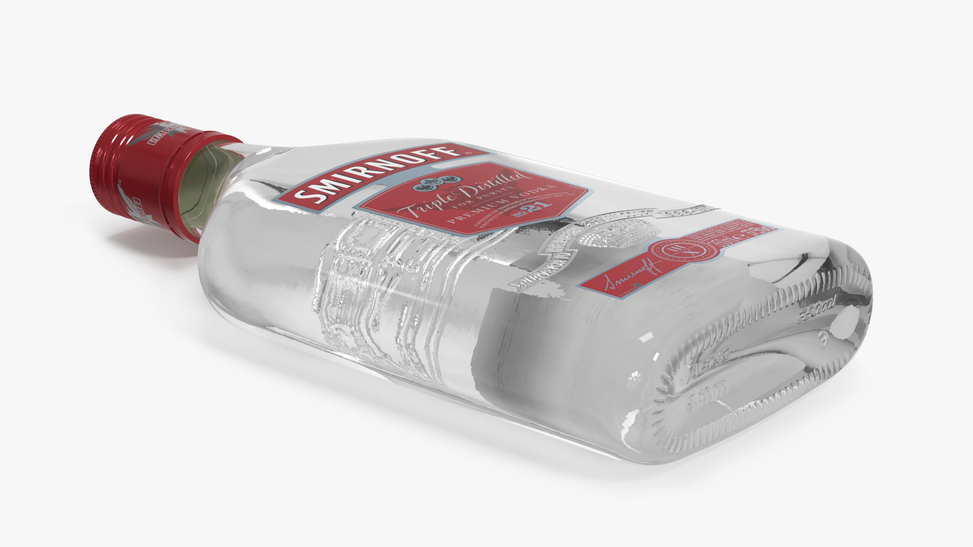 Smirnoff No21 Vodka Bottle Flat 350ml - view 4