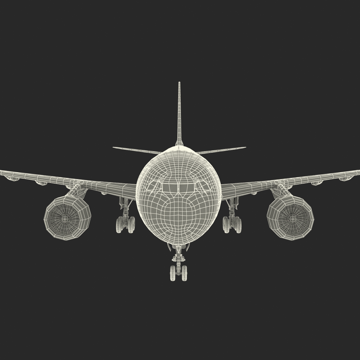 Airbus A330 P2F Lufthansa Rigged 3D