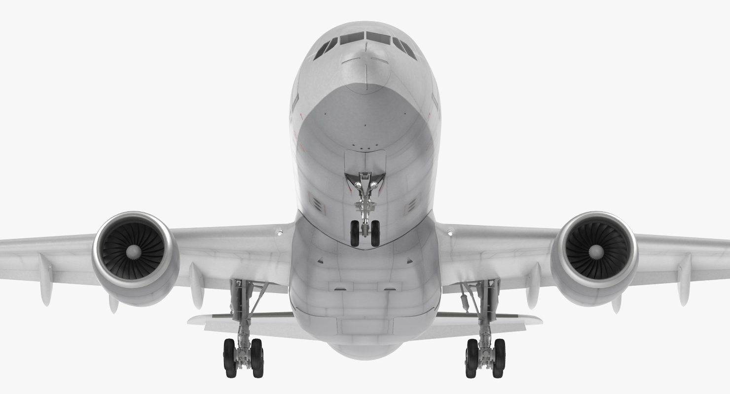 Airbus A330 P2F Lufthansa Rigged 3D