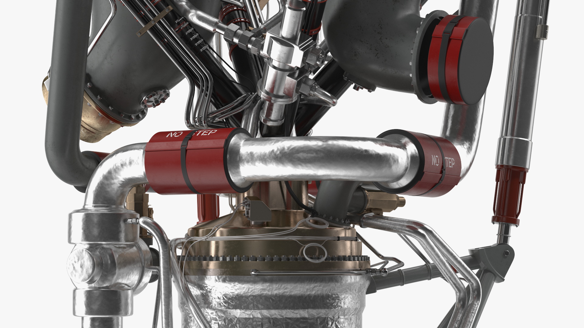 3D model Liquid Rocket Engine
