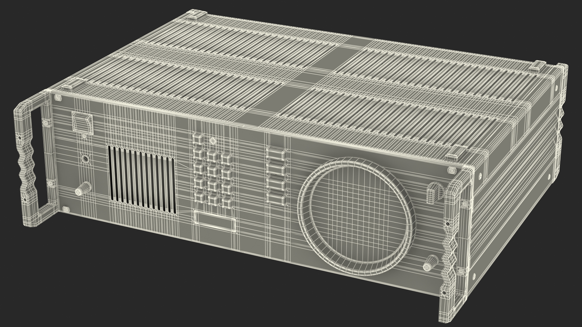 Rhotheta RT 1000 VHF RDF System ATC VTS 3D model