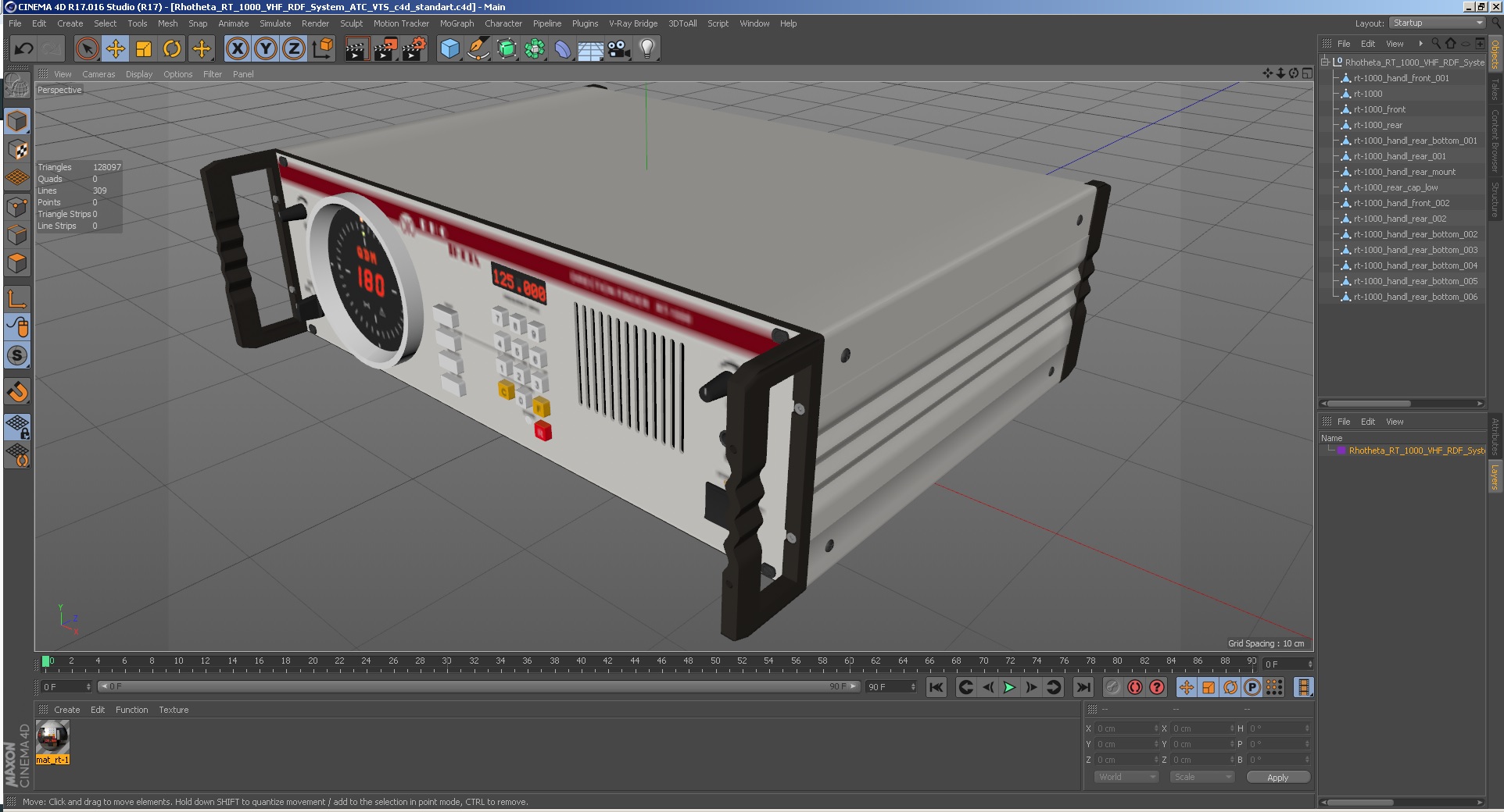 Rhotheta RT 1000 VHF RDF System ATC VTS 3D model