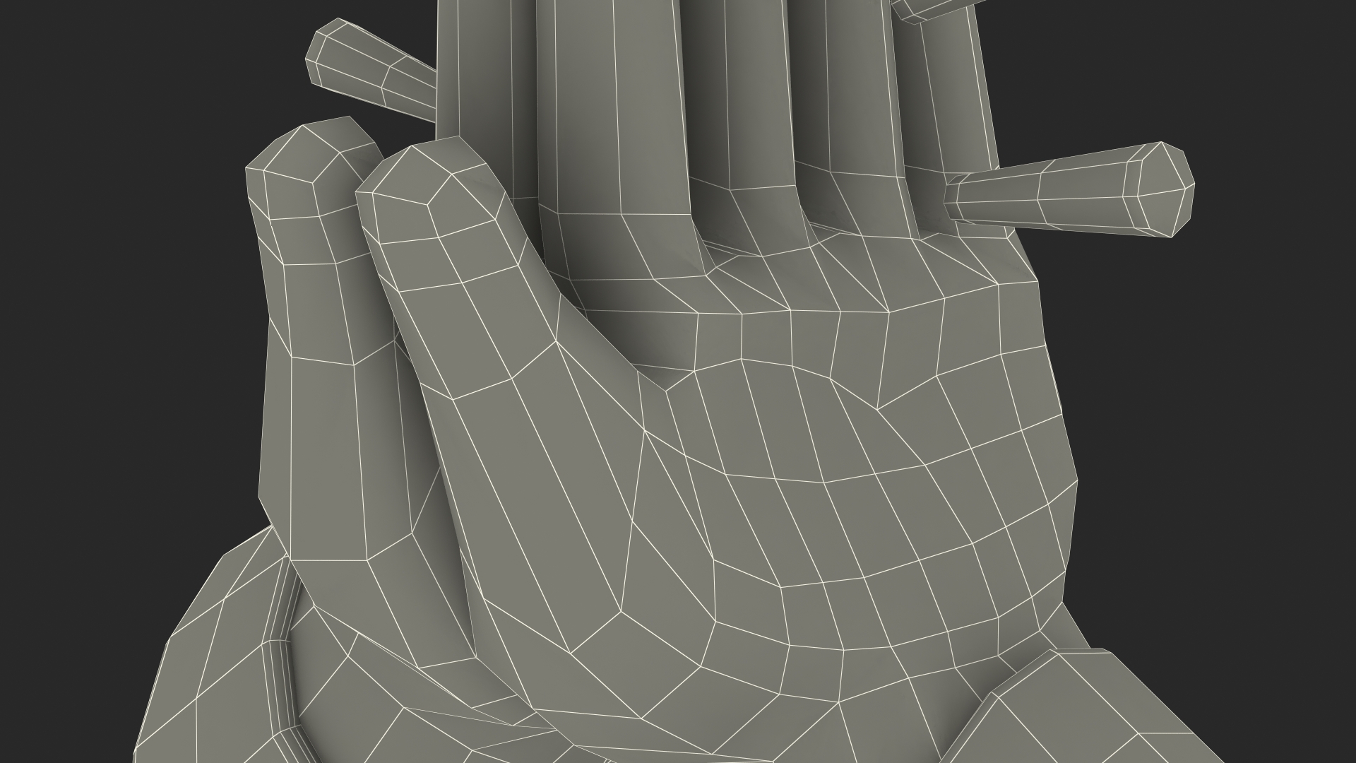 3D Folded Hands Emoji model