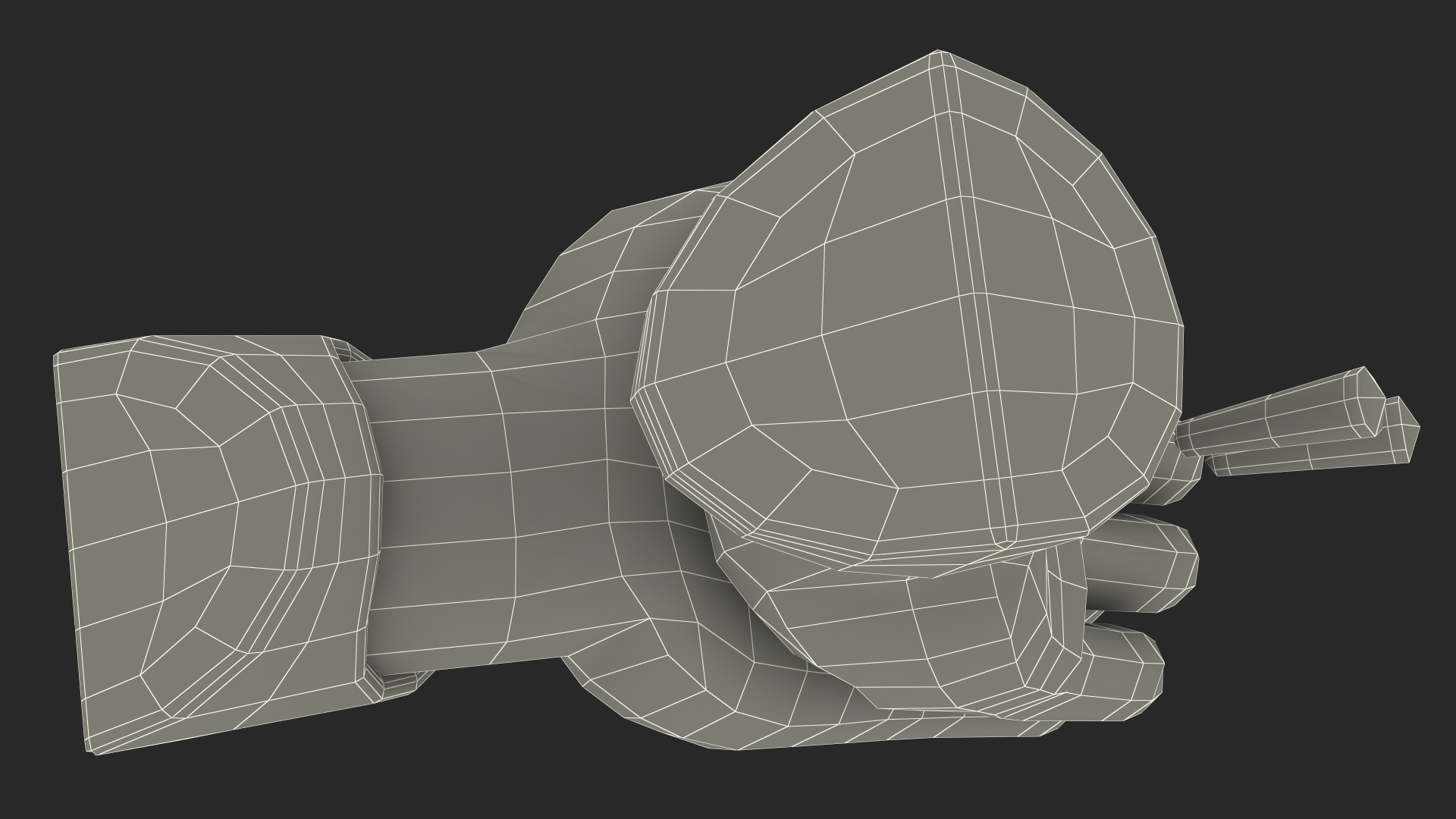 3D Folded Hands Emoji model