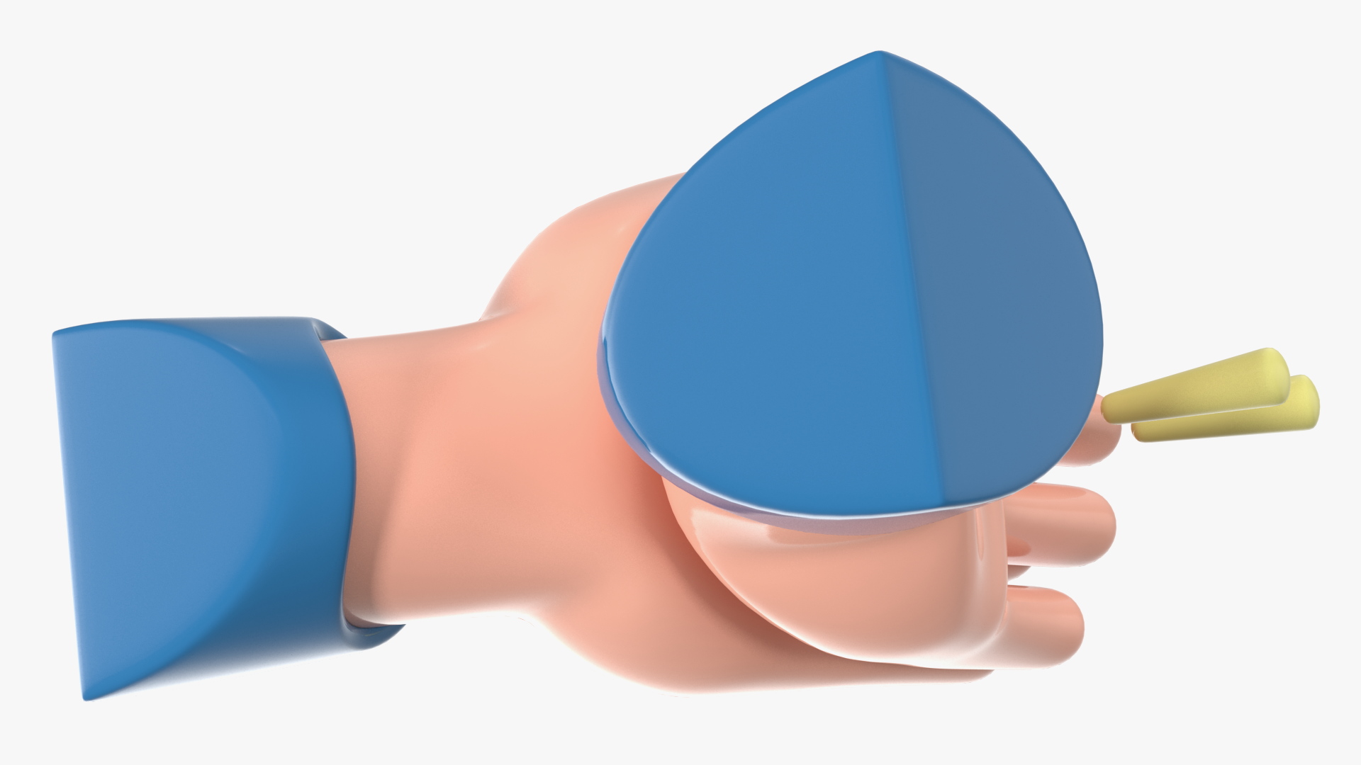 3D Folded Hands Emoji model