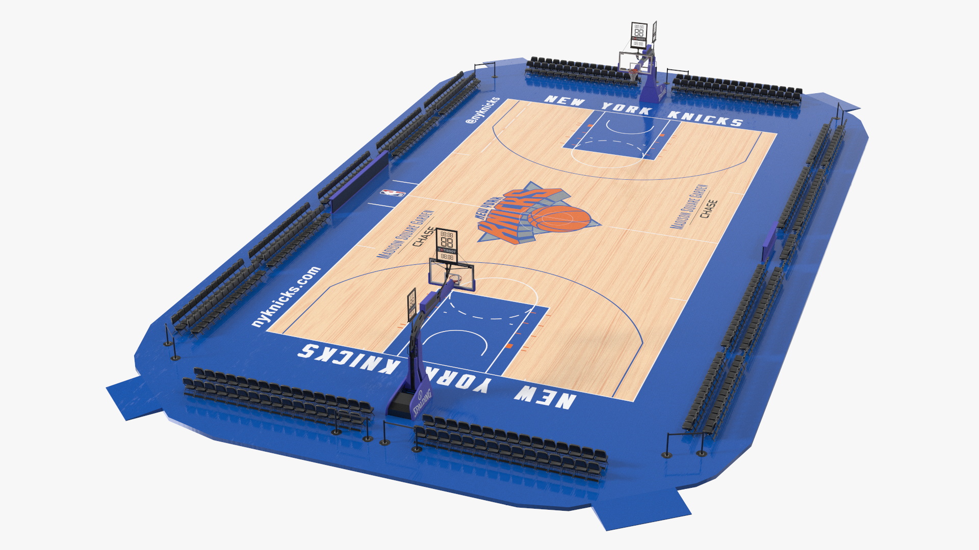 Basketball Court New York Knicks 3D