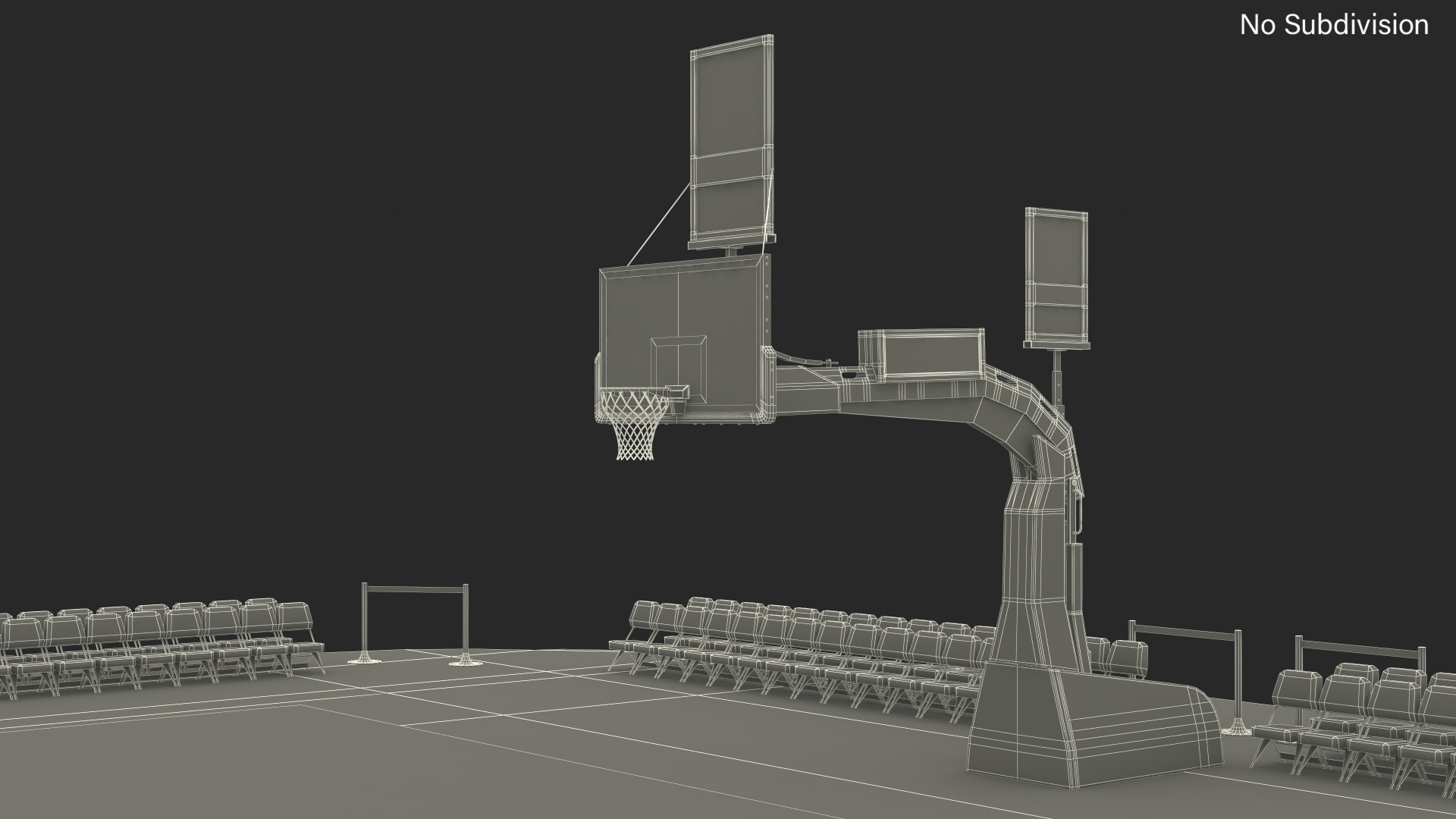 Basketball Court New York Knicks 3D