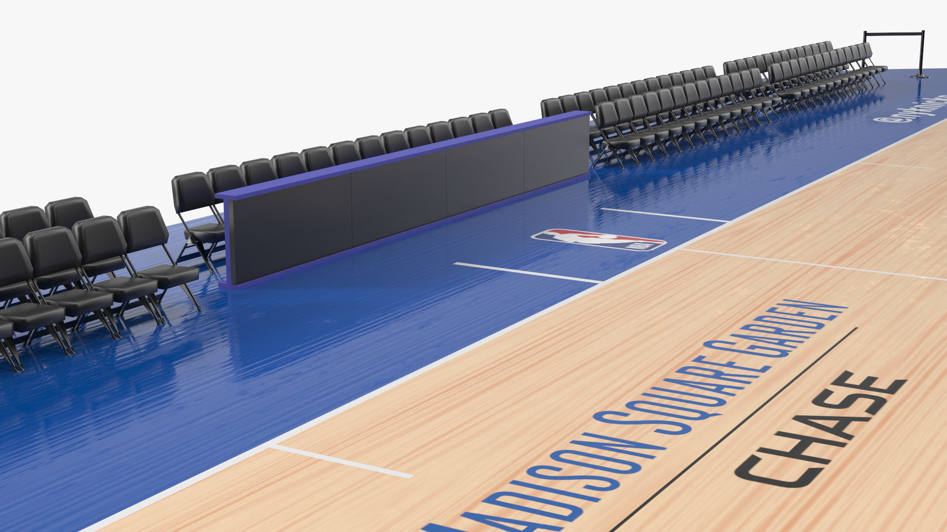 Basketball Court New York Knicks 3D