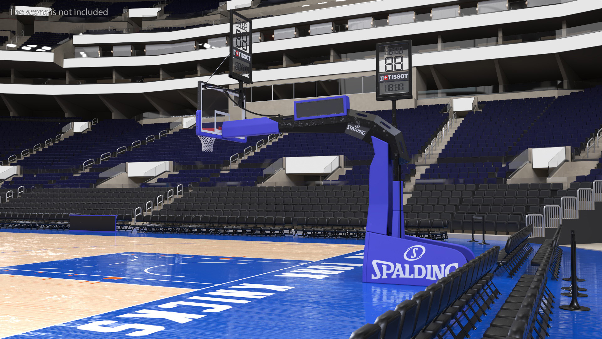 Basketball Court New York Knicks 3D