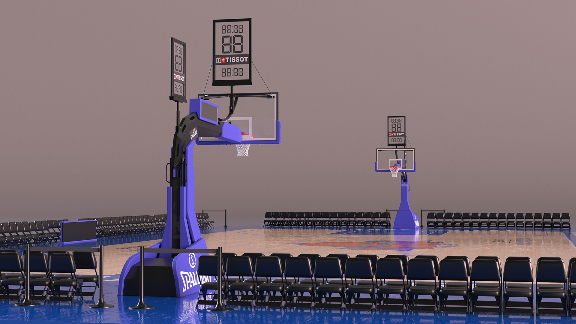 Basketball Court New York Knicks 3D