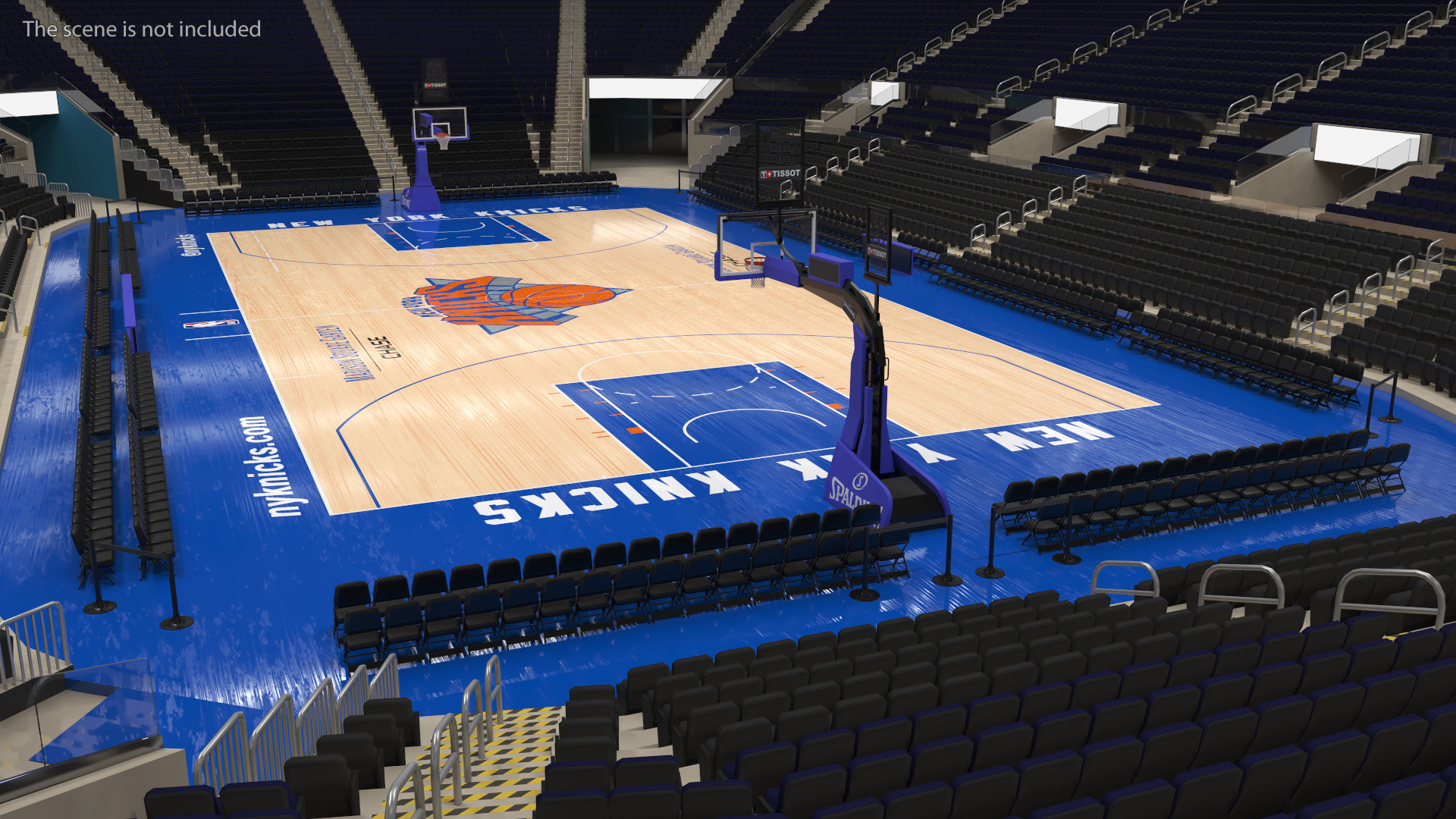 Basketball Court New York Knicks 3D
