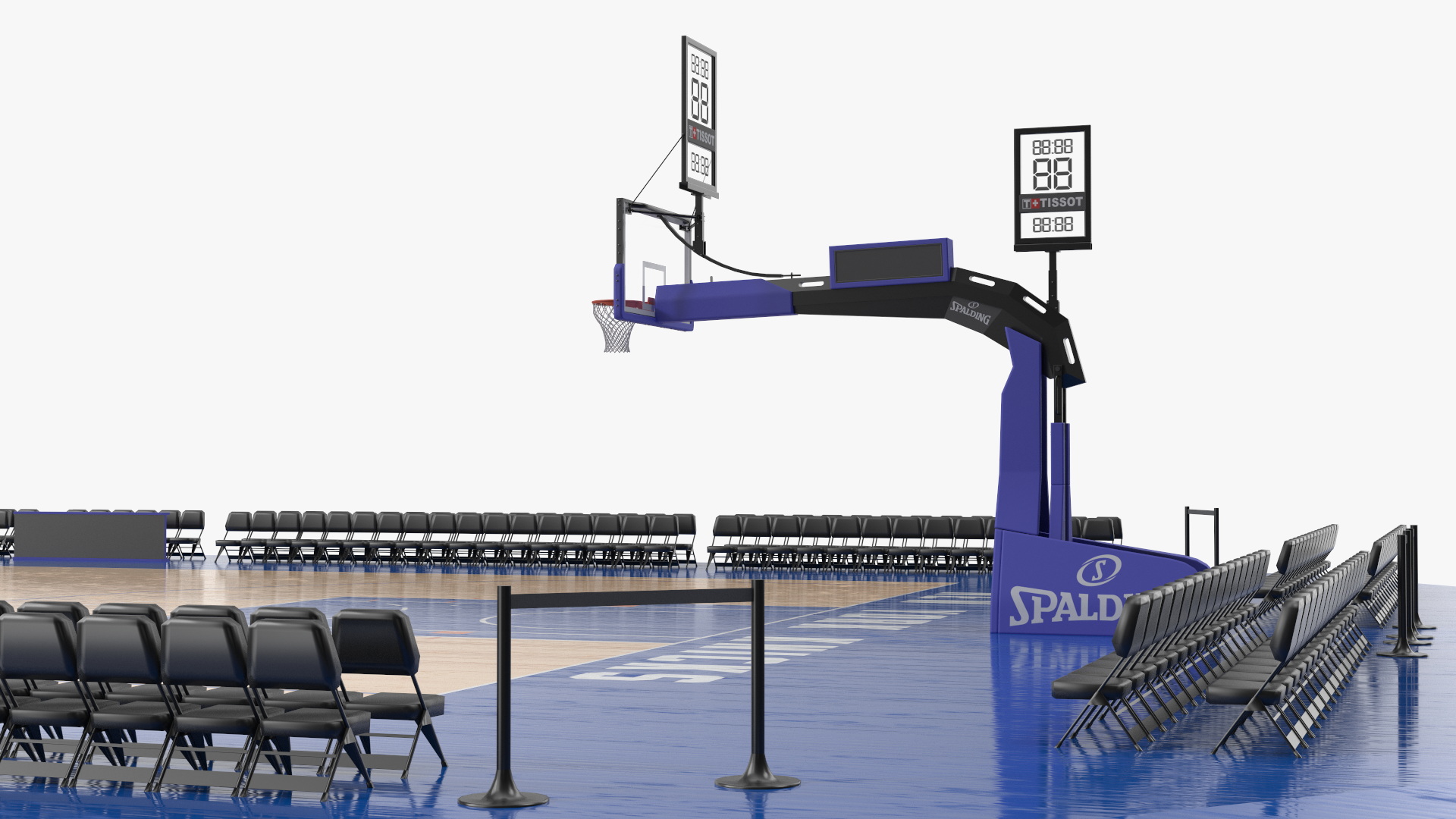 Basketball Court New York Knicks 3D