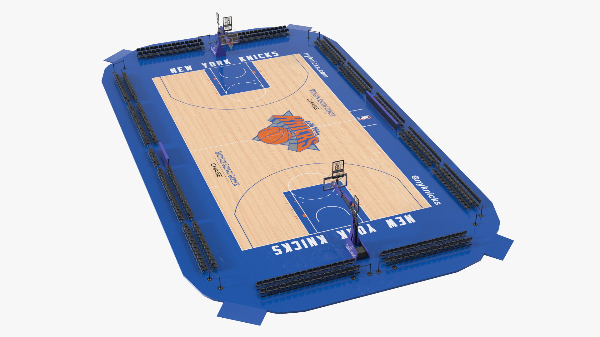 Basketball Court New York Knicks 3D