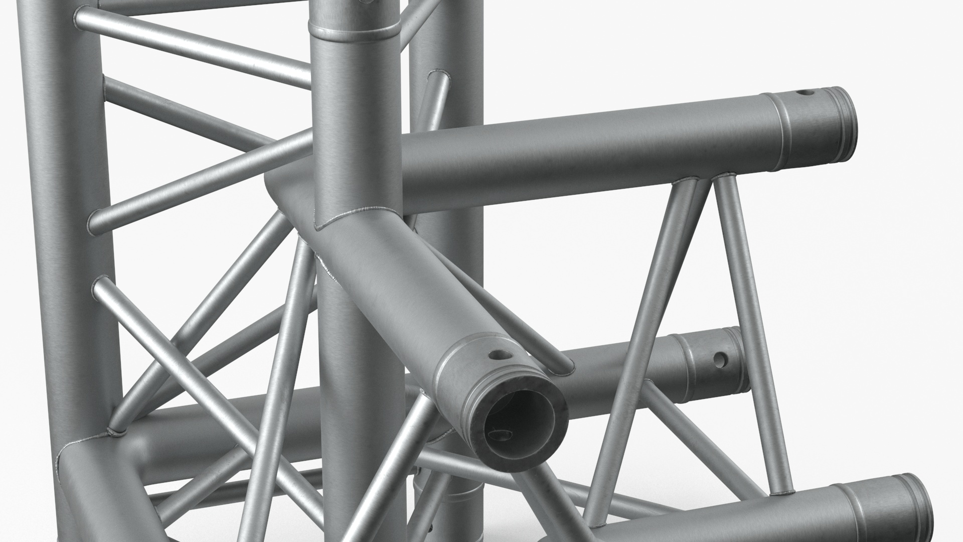 3D model Large Truss Modular Triangular