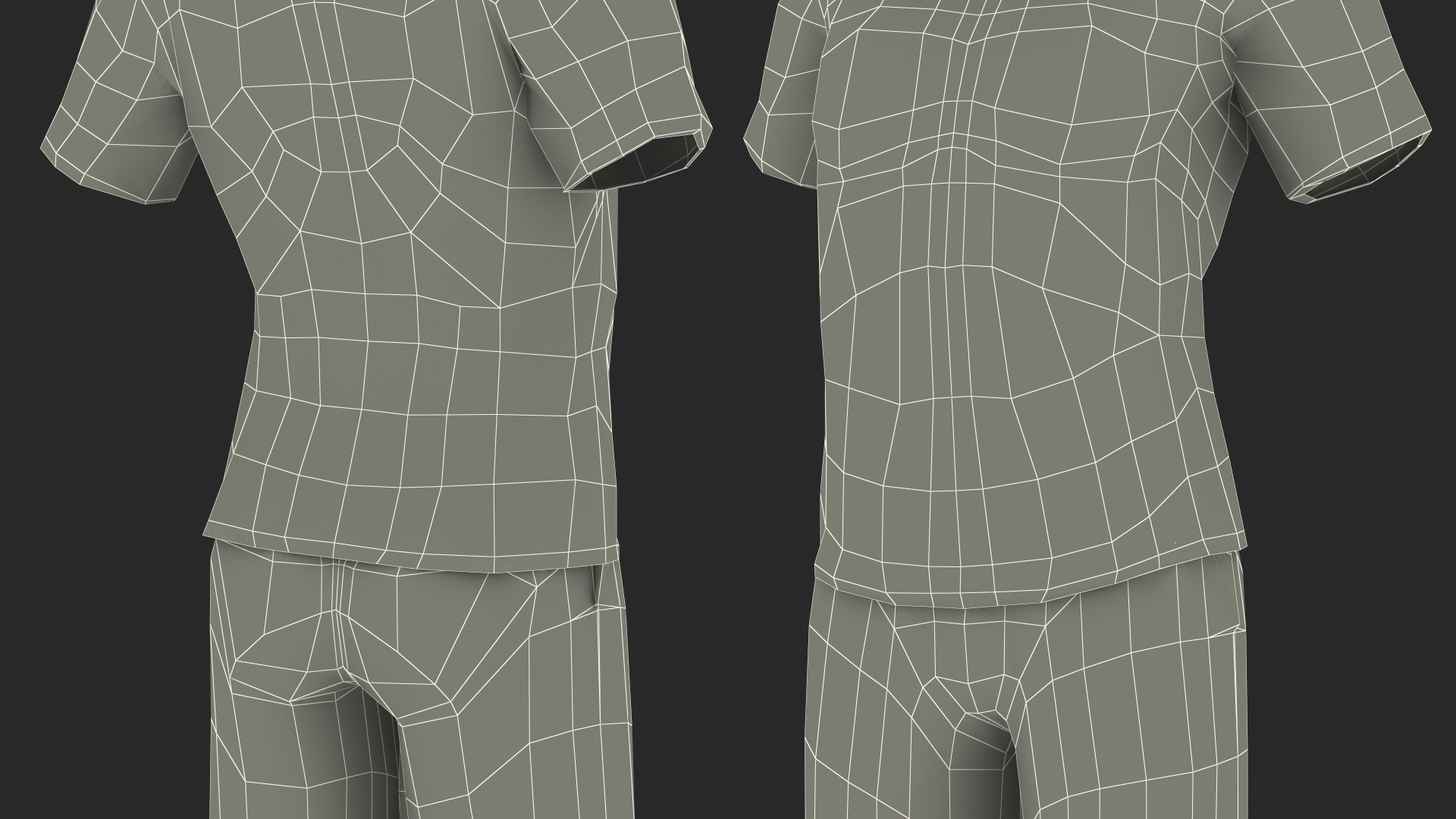 3D Summer Outfits Set model