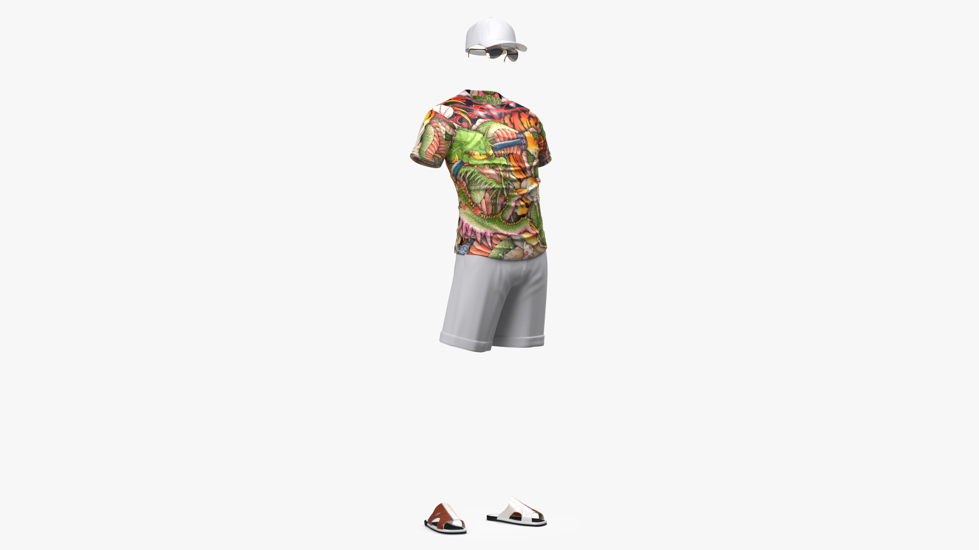 3D Summer Outfits Set model