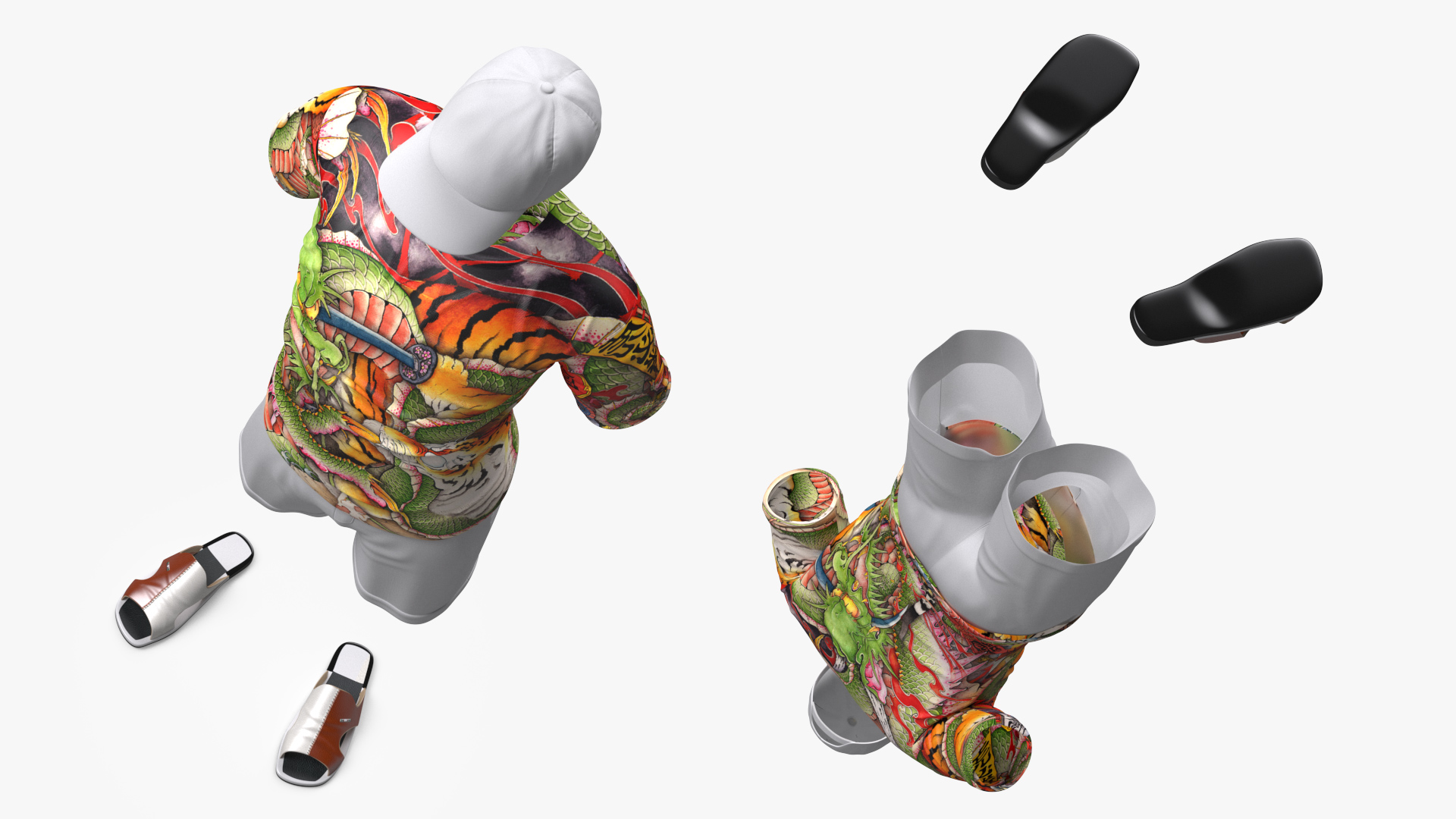 3D Summer Outfits Set model